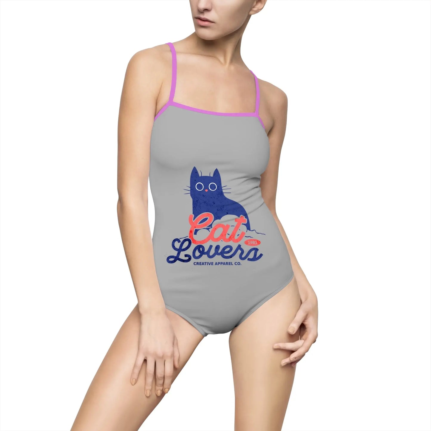 Cat Lovers Women's One Piece Swimsuit - FloofChonk