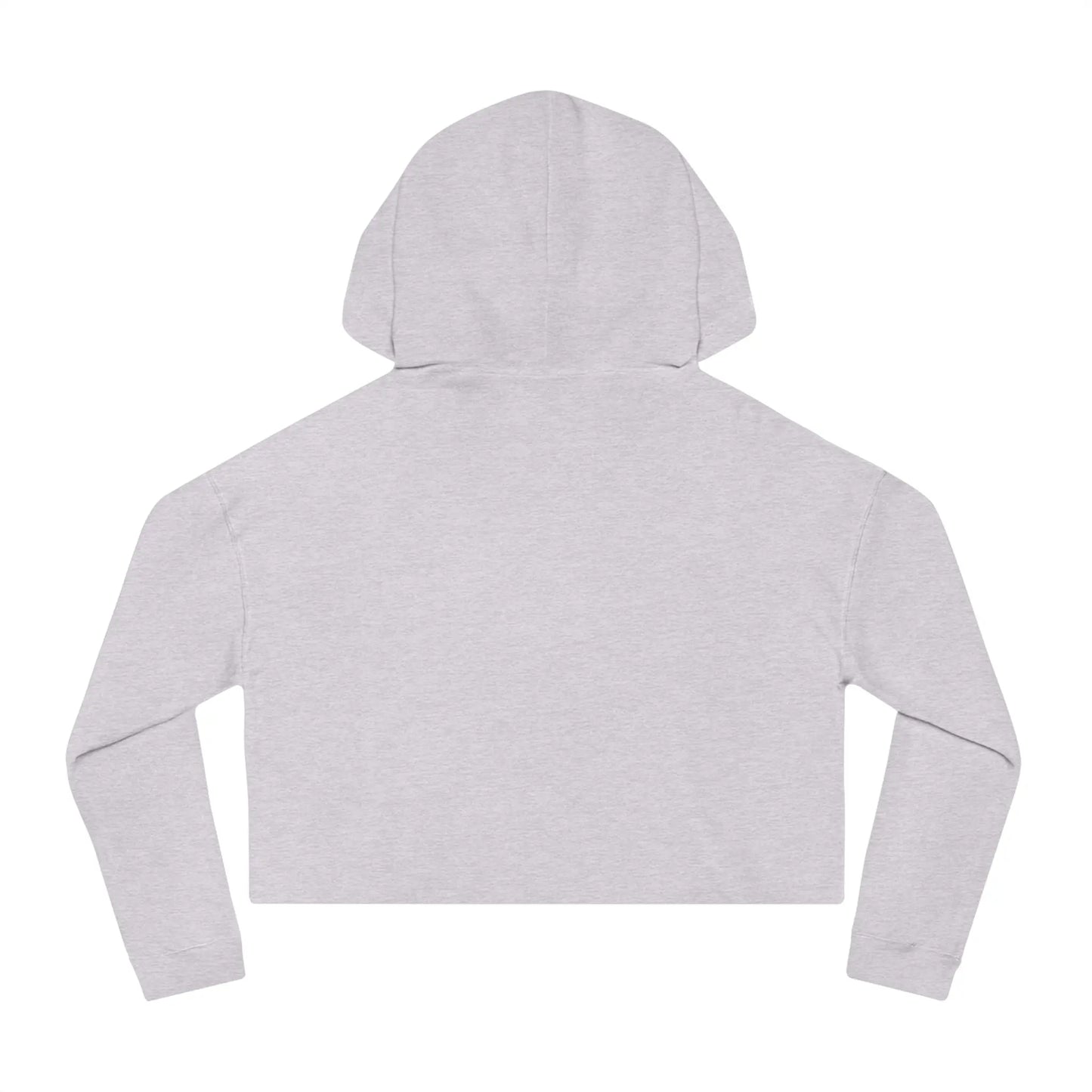 Cat Lover's Cropped Hoodie - Pam-pawing Through the Universe Printify