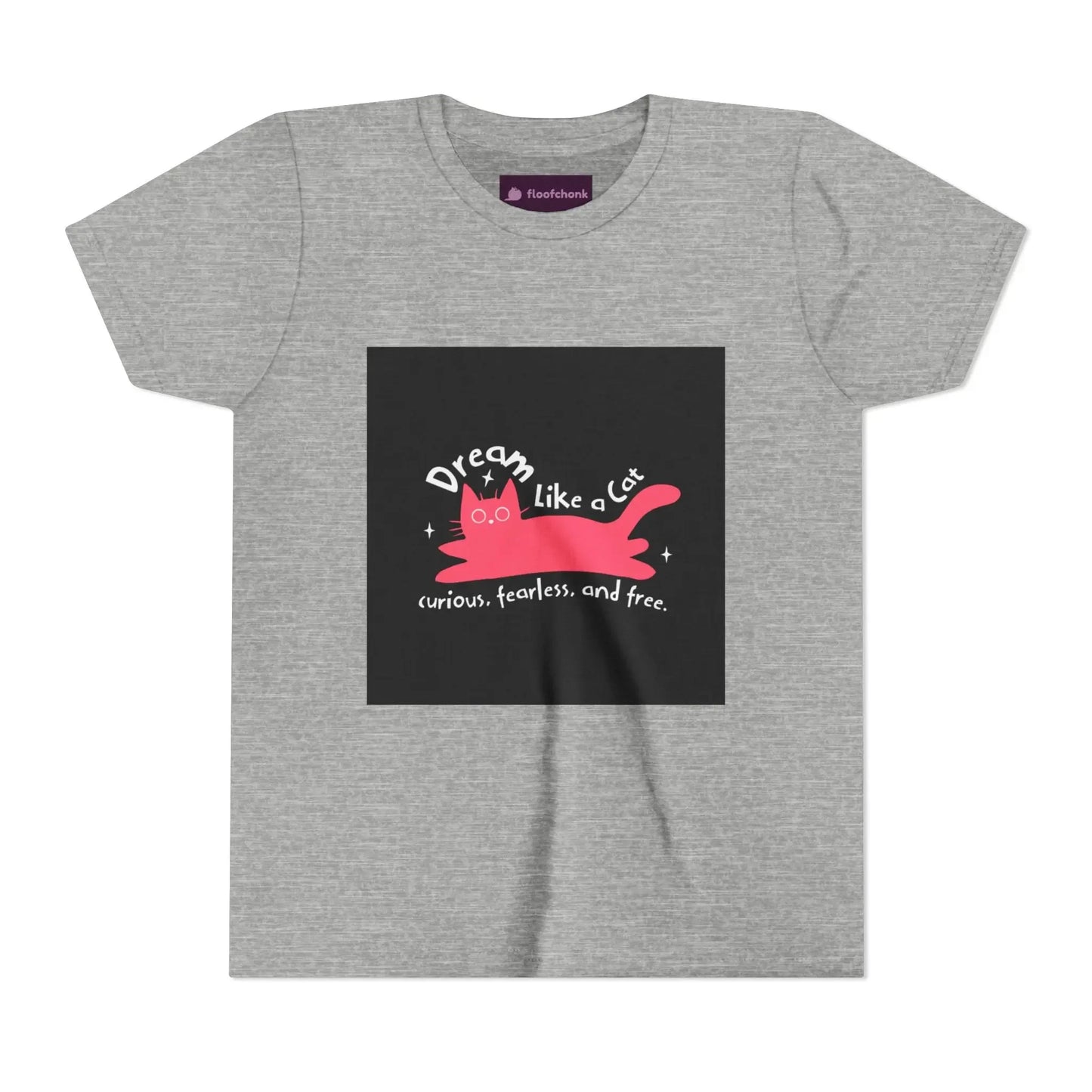 Dream Like a Cat Kids Tee - Fun Cat Design, Perfect Gift for Kids - FloofChonk