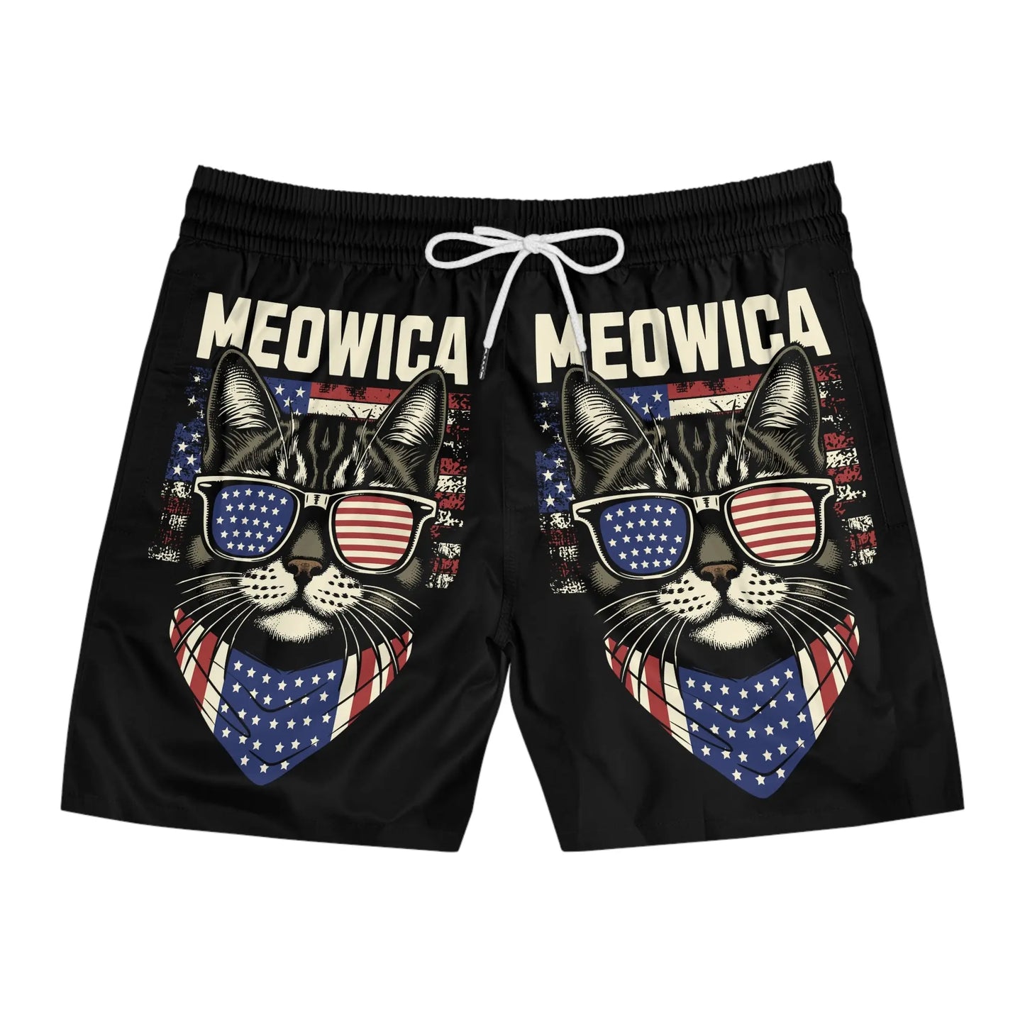 Swim Trunks MEOWICA Design Printify