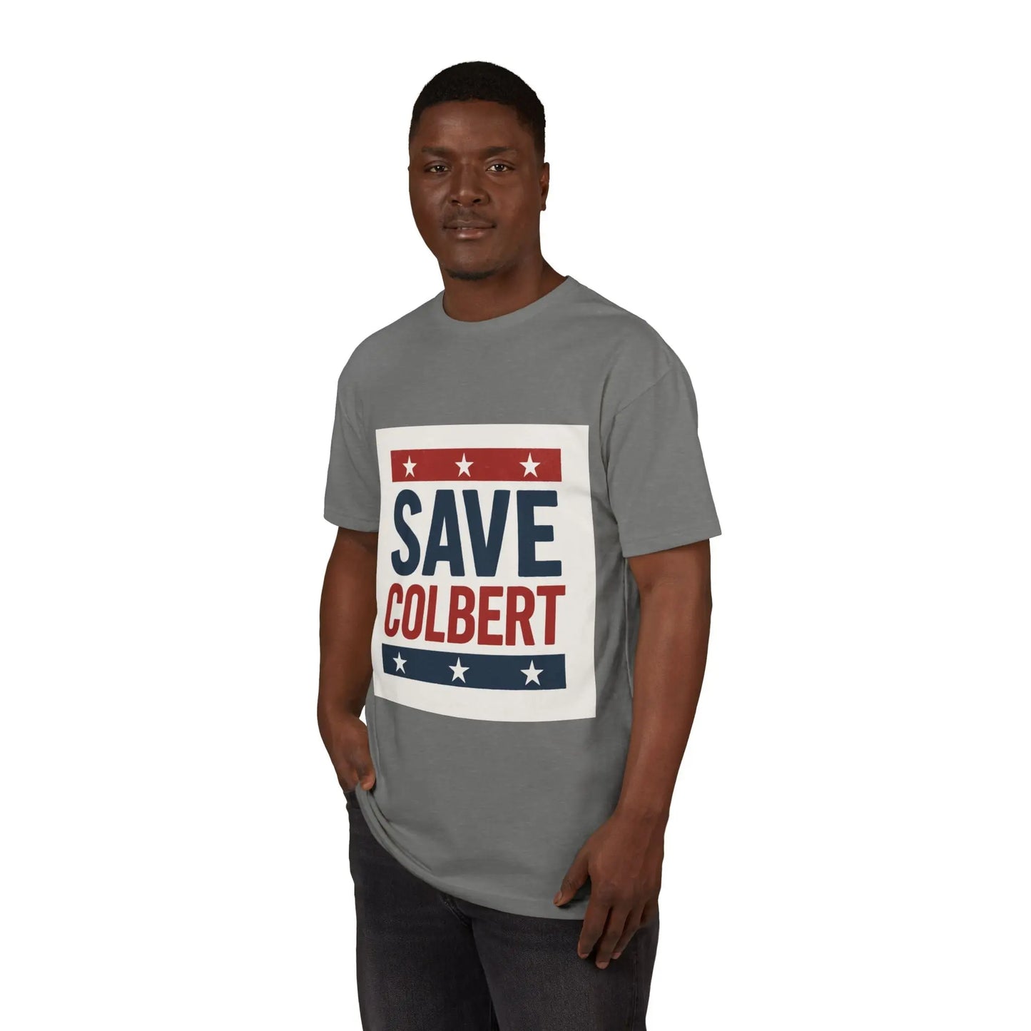 Save Colbert Unisex T-Shirt - Ferris Bueller Style 80s Movie Inspired Resistance Tee Printify