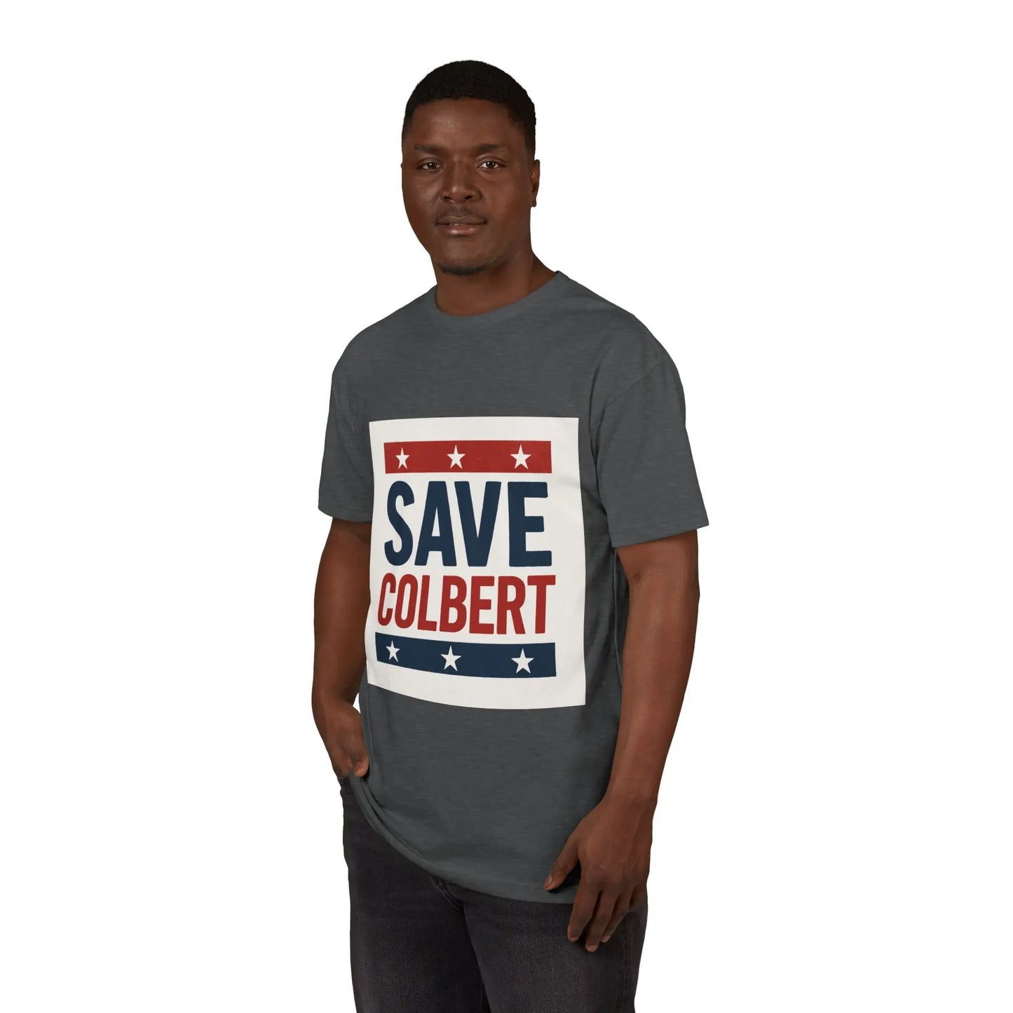 Save Colbert Unisex T-Shirt - Ferris Bueller Style 80s Movie Inspired Resistance Tee Printify