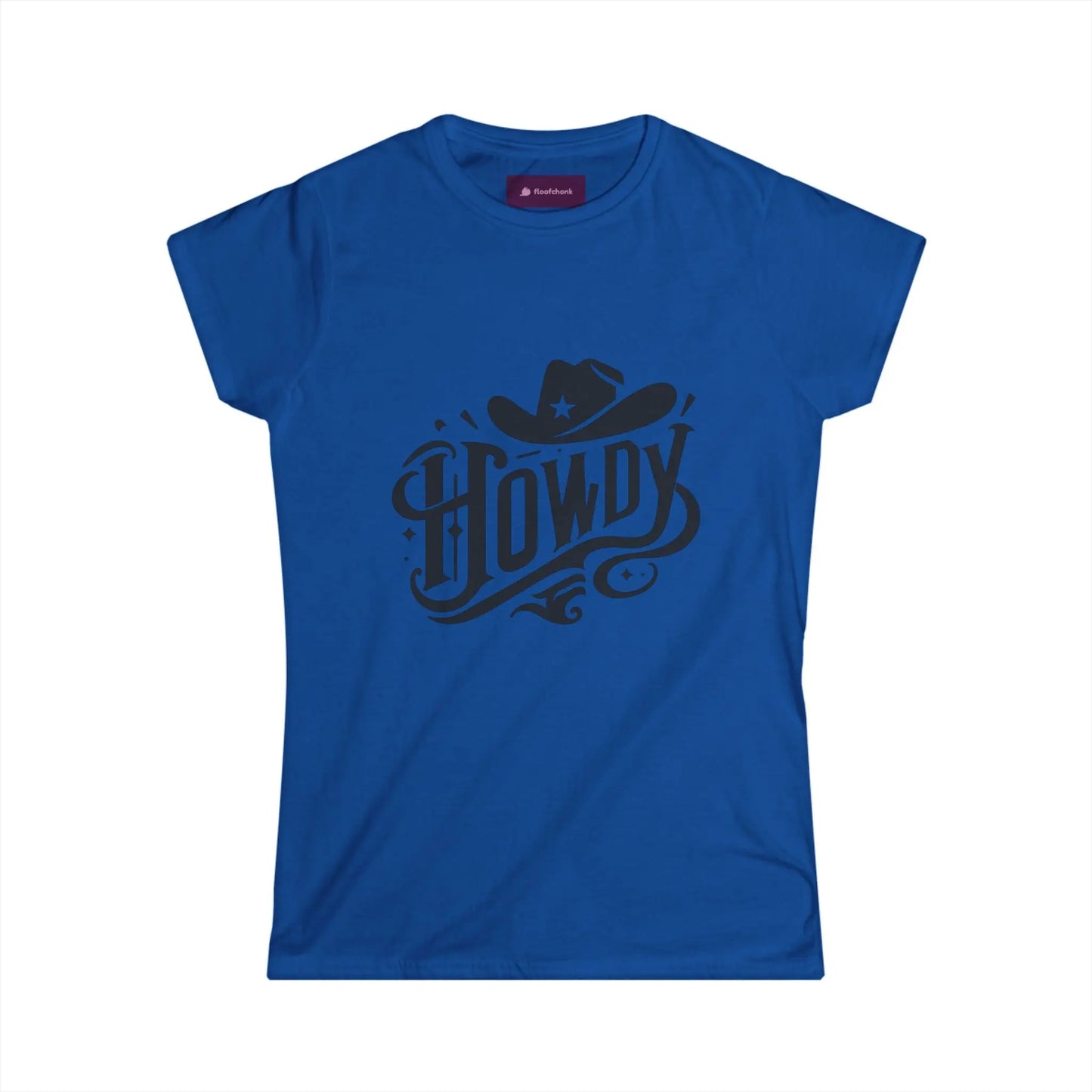 Howdy Graphic Women's Softstyle Tee, Cowgirl Shirt, Cute Western Style Shirt, Gift for Her, Soft Cotton Tee Printify