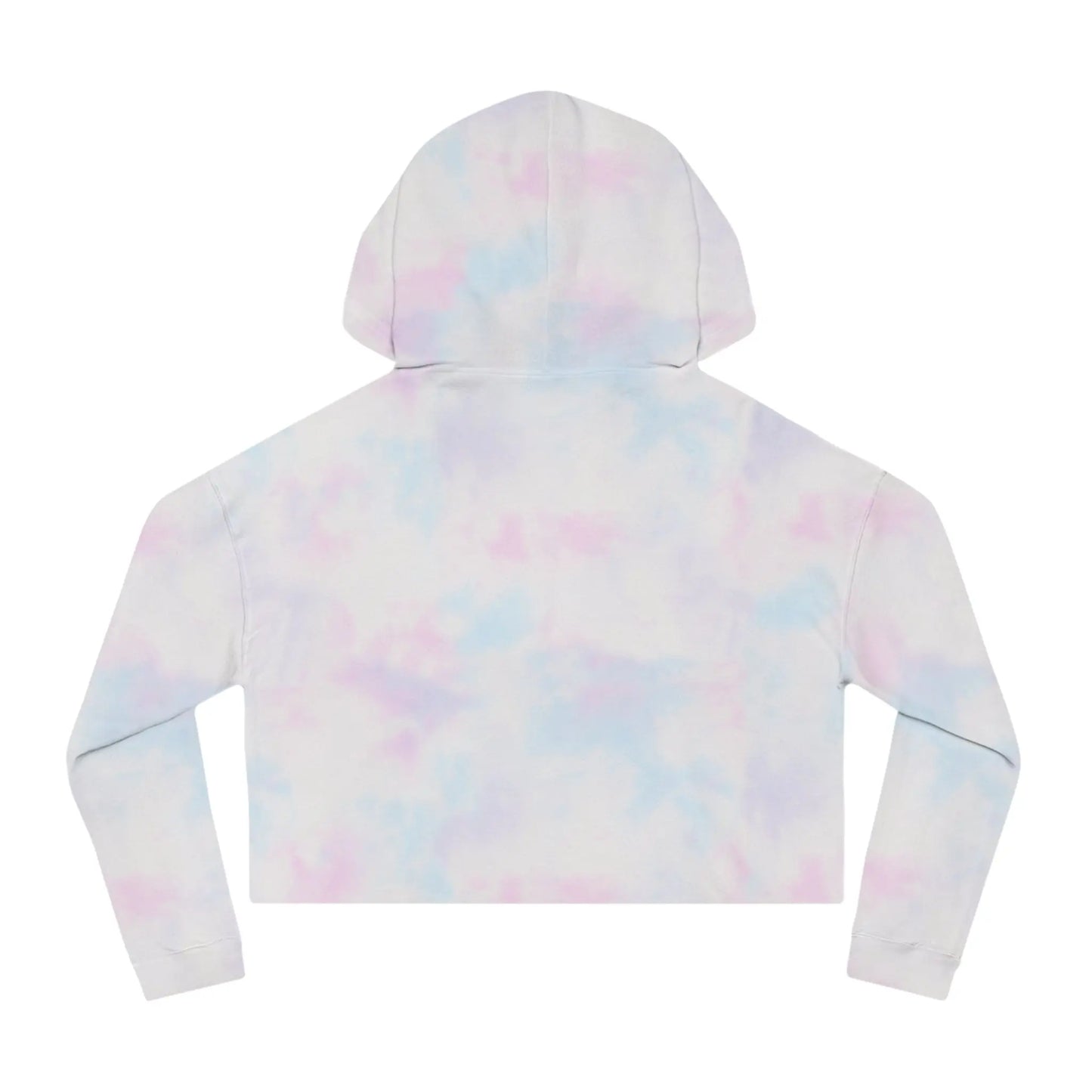 Cat Lover's Cropped Hoodie - Pam-pawing Through the Universe Printify