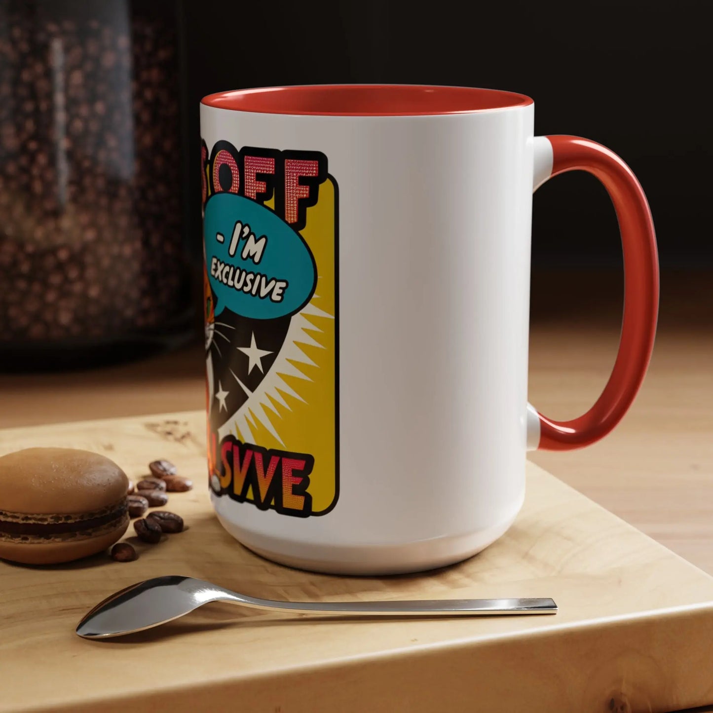 Exclusive Cat Coffee Mug - Paws Off Design, Funny Cat Mug, Gift for Cat Lovers, Coffee or Tea Cup, Birthday or Holiday Gift Printify