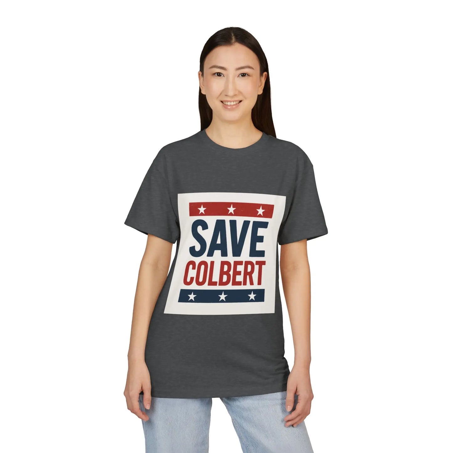 Save Colbert Unisex T-Shirt - Ferris Bueller Style 80s Movie Inspired Resistance Tee Printify