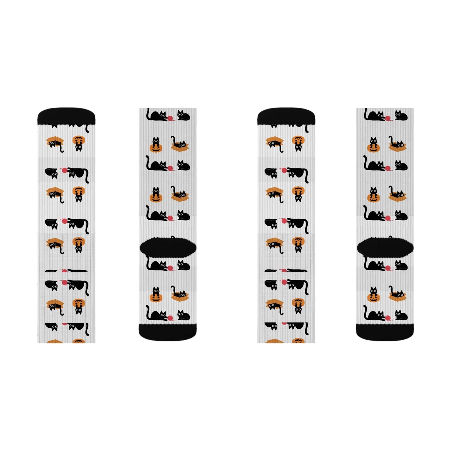 Cat Lovers Sublimation Socks - FloofChonk
