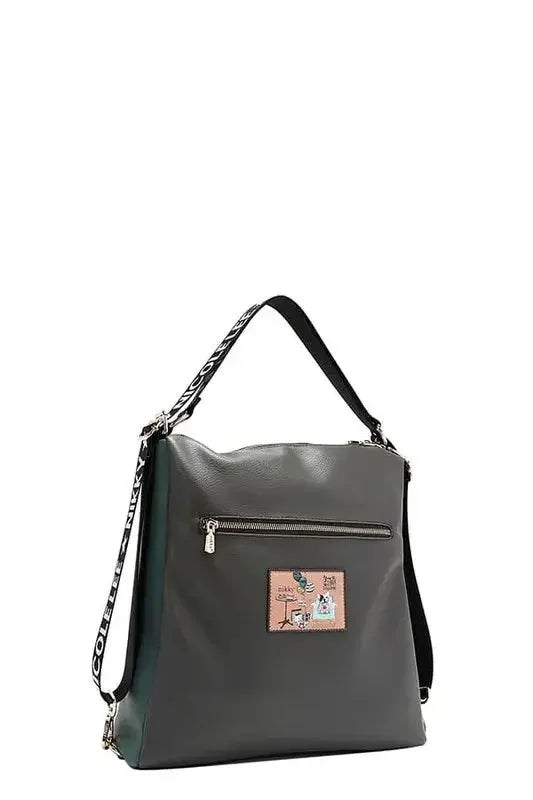 Nicole Lee USA Eco-Leather Backpack - FloofChonk