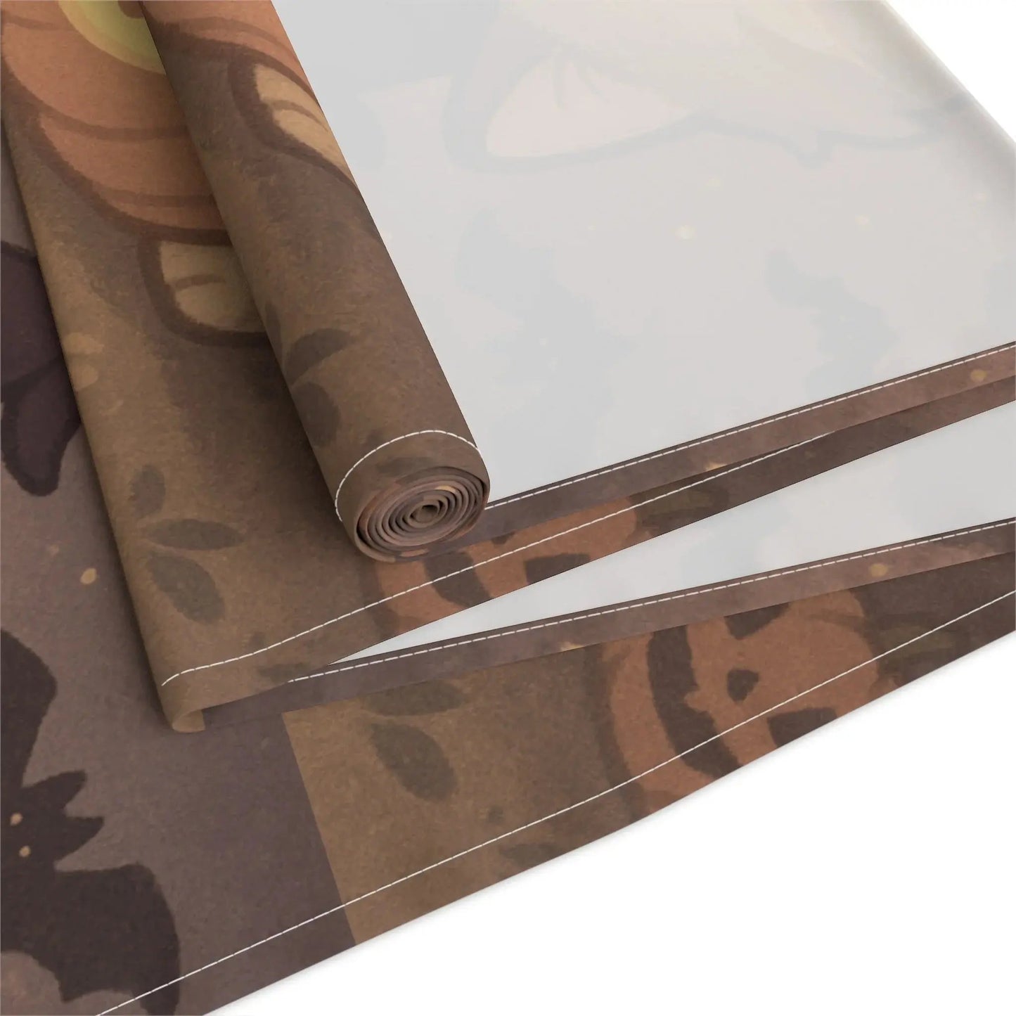 Cotton Halloween Cat Table Runner - FloofChonk