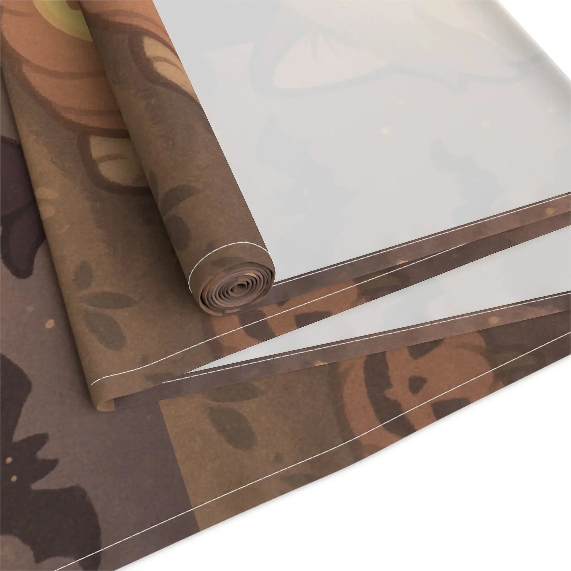 Cotton Halloween Cat Table Runner - FloofChonk