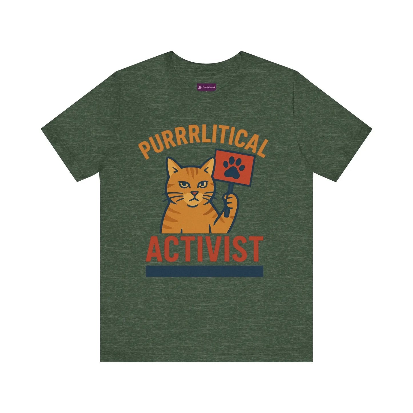 Purrlitical Activist T-Shirt Printify