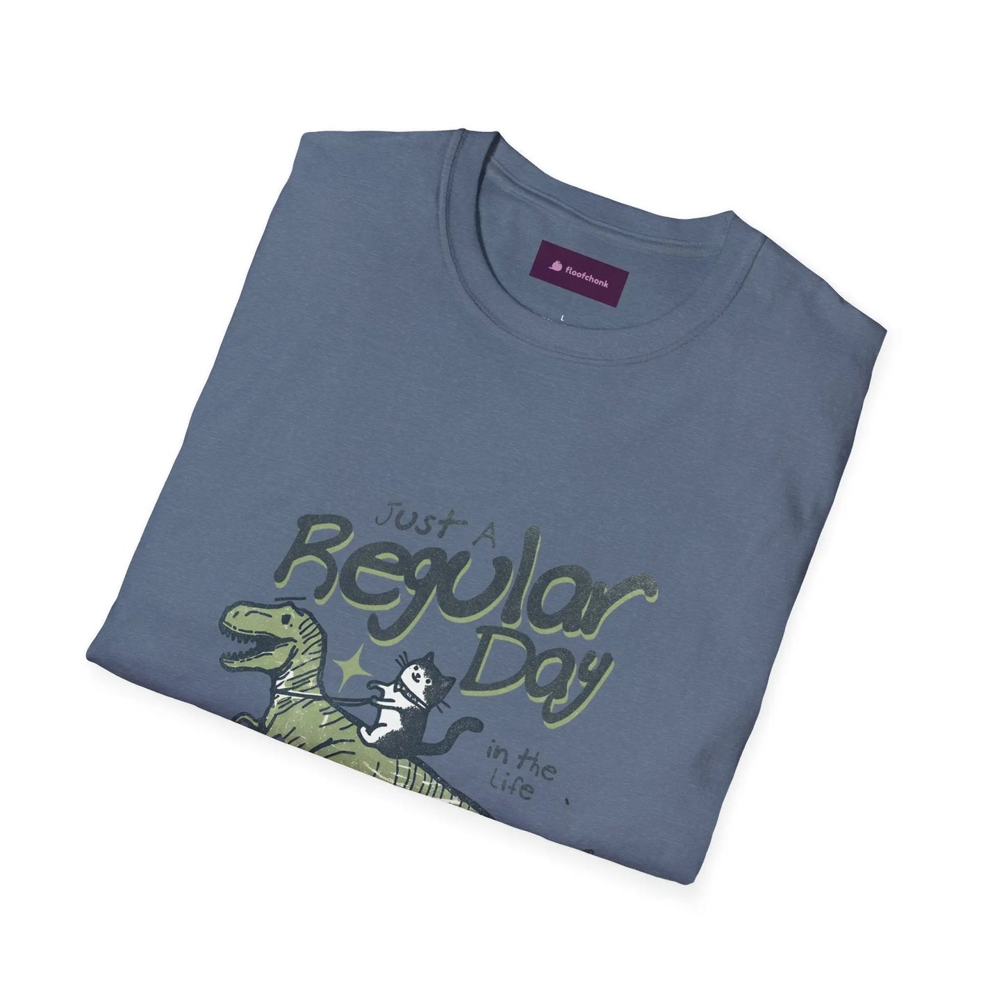 Dinosaur Graphic Tee - Unisex Softstyle T-Shirt for Kids and Adults Printify
