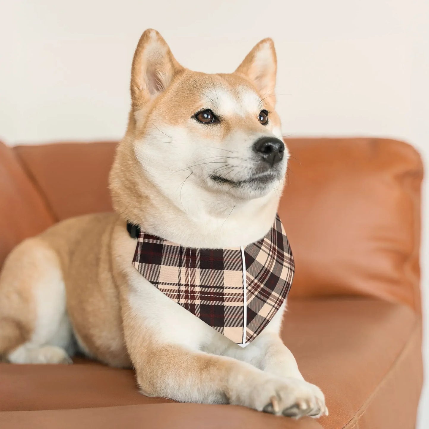 Pet Bandana Collar - Plaid Design - FloofChonk