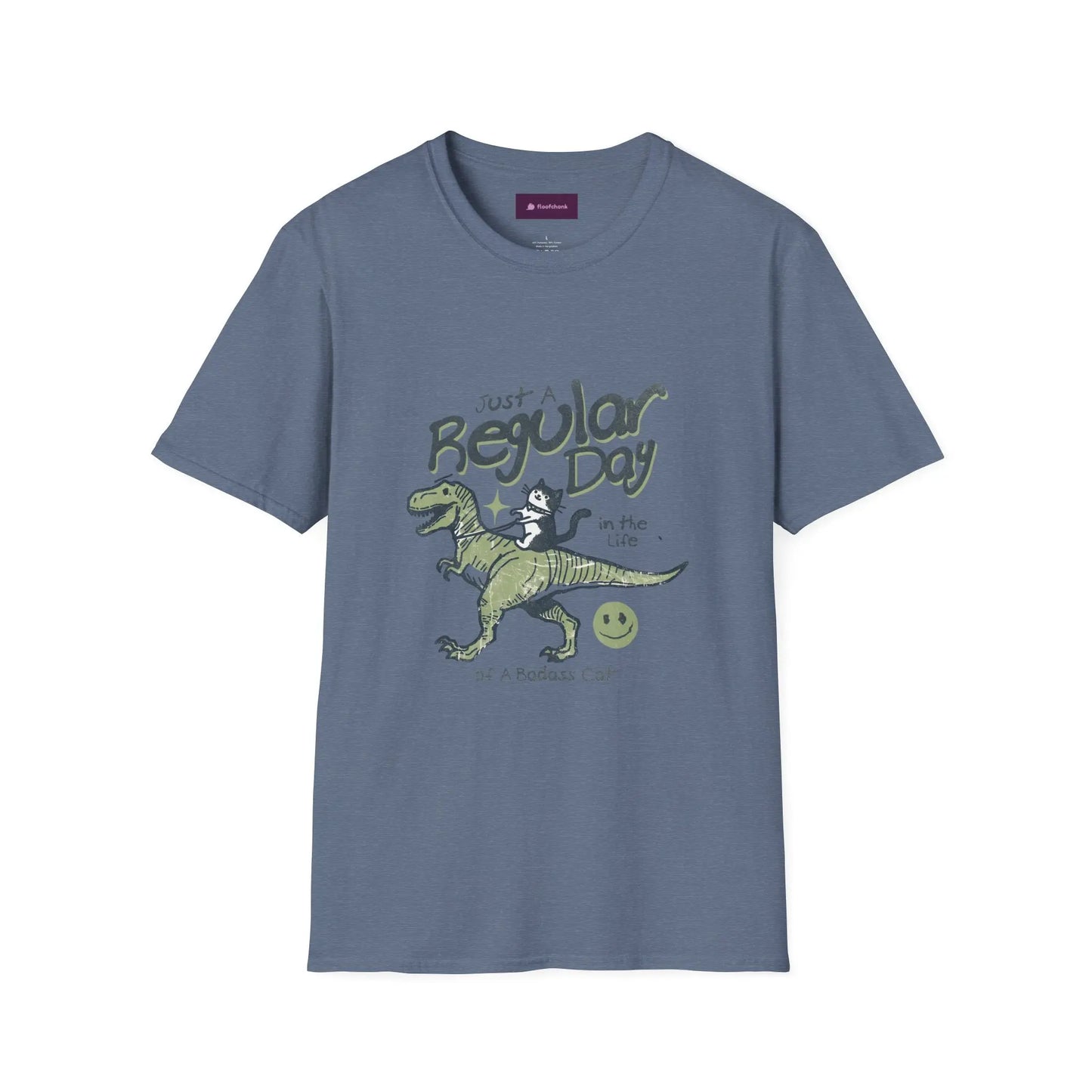 Dinosaur Graphic Tee - Unisex Softstyle T-Shirt for Kids and Adults Printify