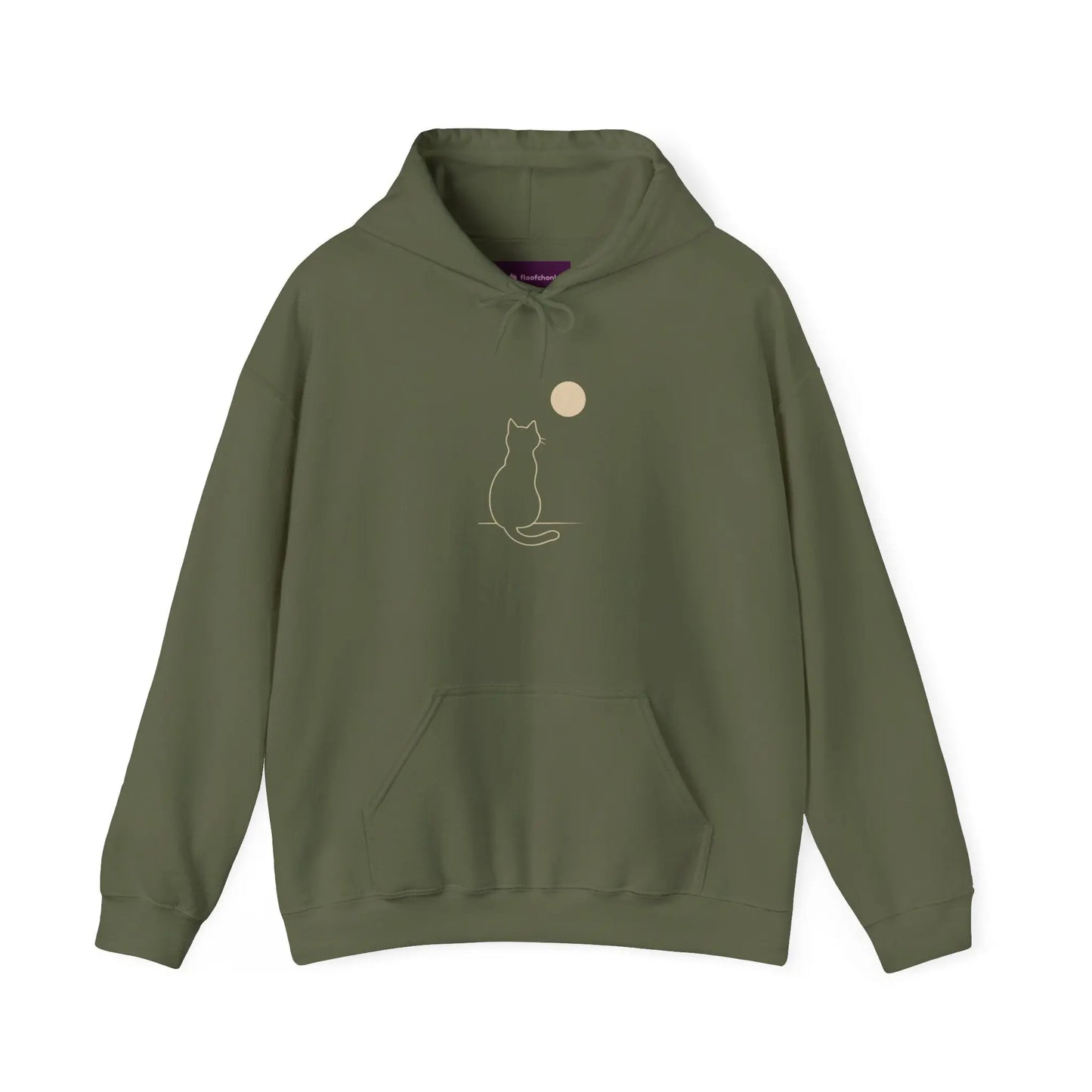 Cozy Cat Lover Hoodie - Unisex Heavy Blend Sweatshirt with Cat Design, Perfect Gift for Pet Owners, Cat Enthusiasts, Casual Wear Printify