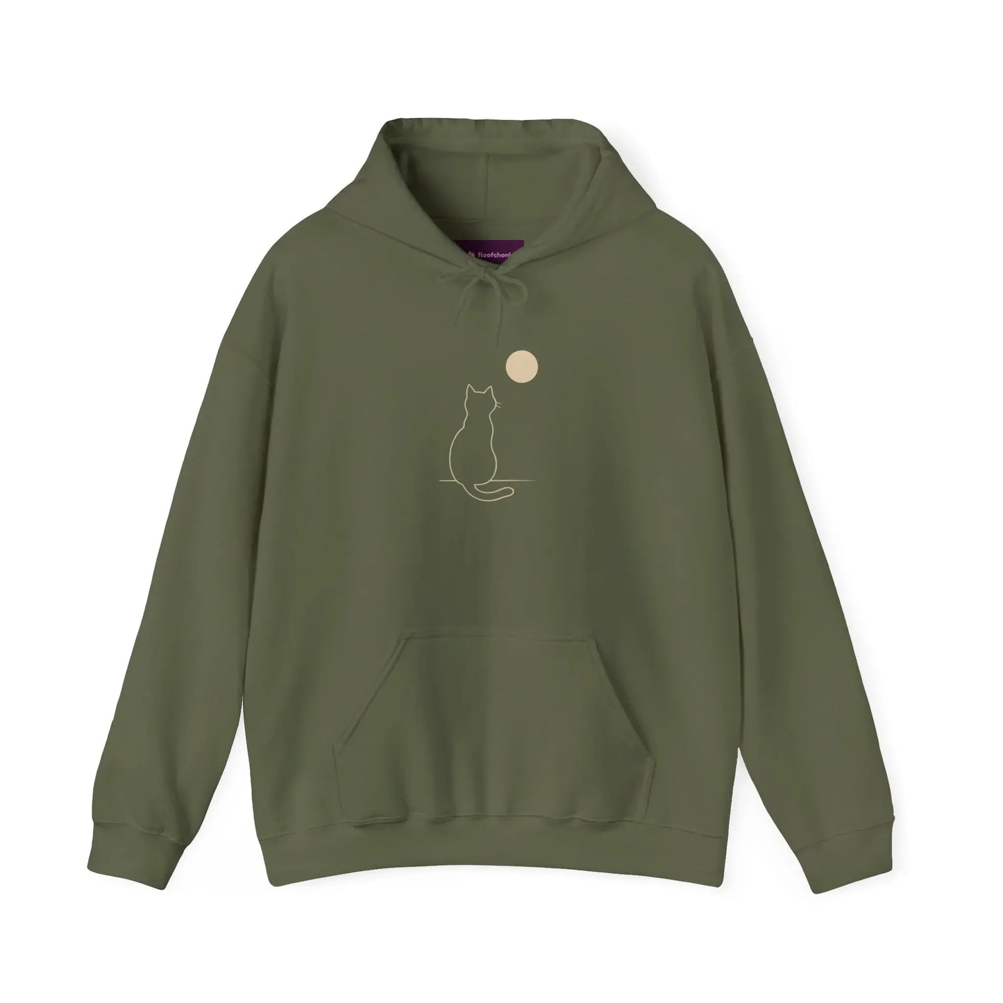 Cozy Cat Lover Hoodie - Unisex Heavy Blend Sweatshirt with Cat Design, Perfect Gift for Pet Owners, Cat Enthusiasts, Casual Wear - FloofChonk