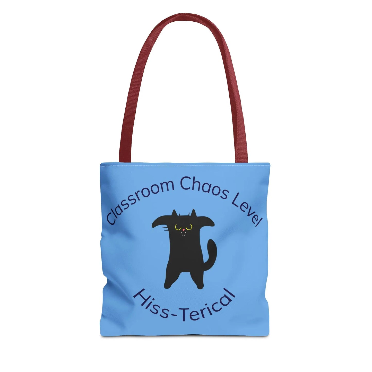 Tote Bag - Classroom Chaos Level Hiss-terical Tote for Teachers Printify