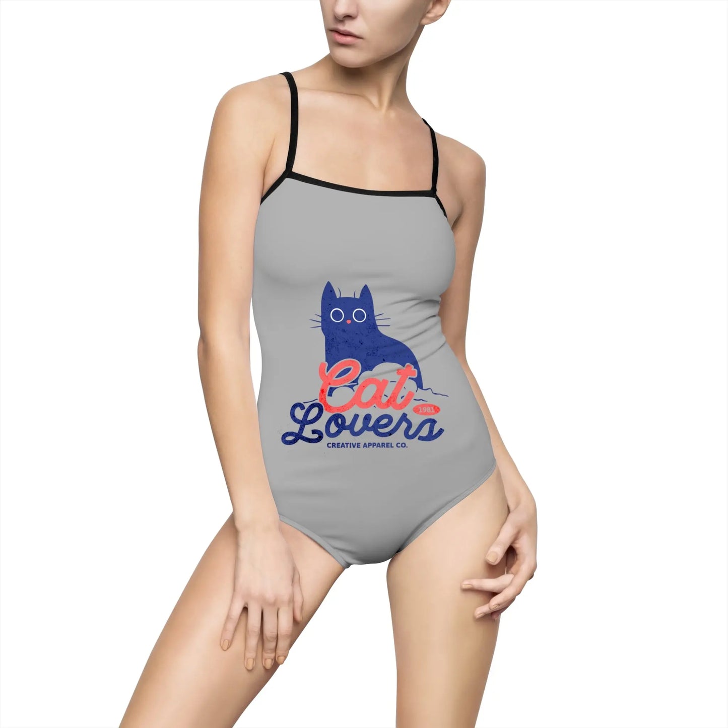 Cat Lovers Women's One Piece Swimsuit - FloofChonk