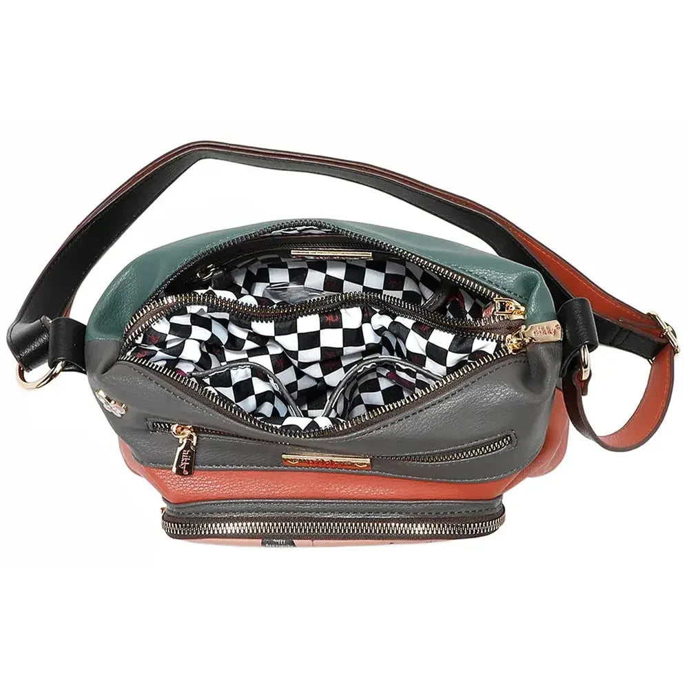 Nicole Lee USA Eco-Leather Adjustable Strap Crossbody Bag - FloofChonk