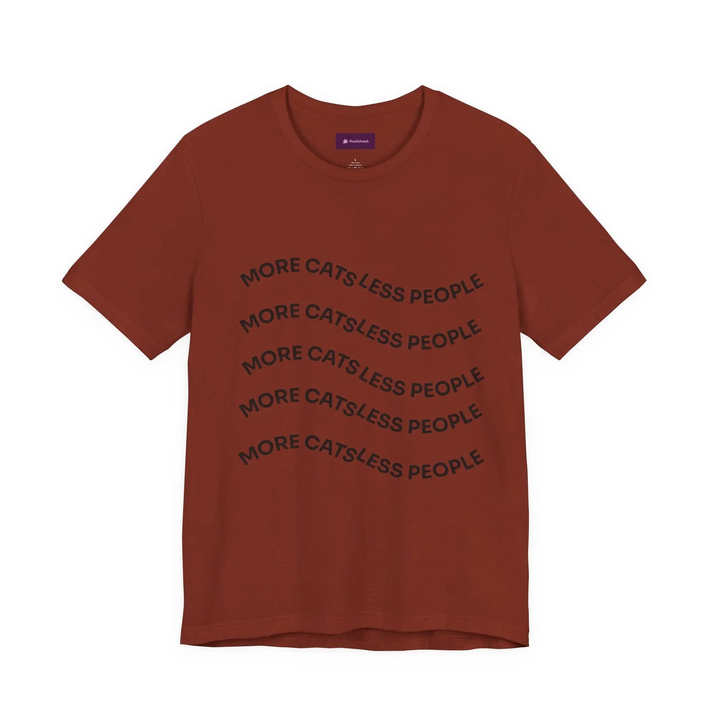 More Cats Less People Cats Graphic Tee - Unisex Jersey Shirt Printify