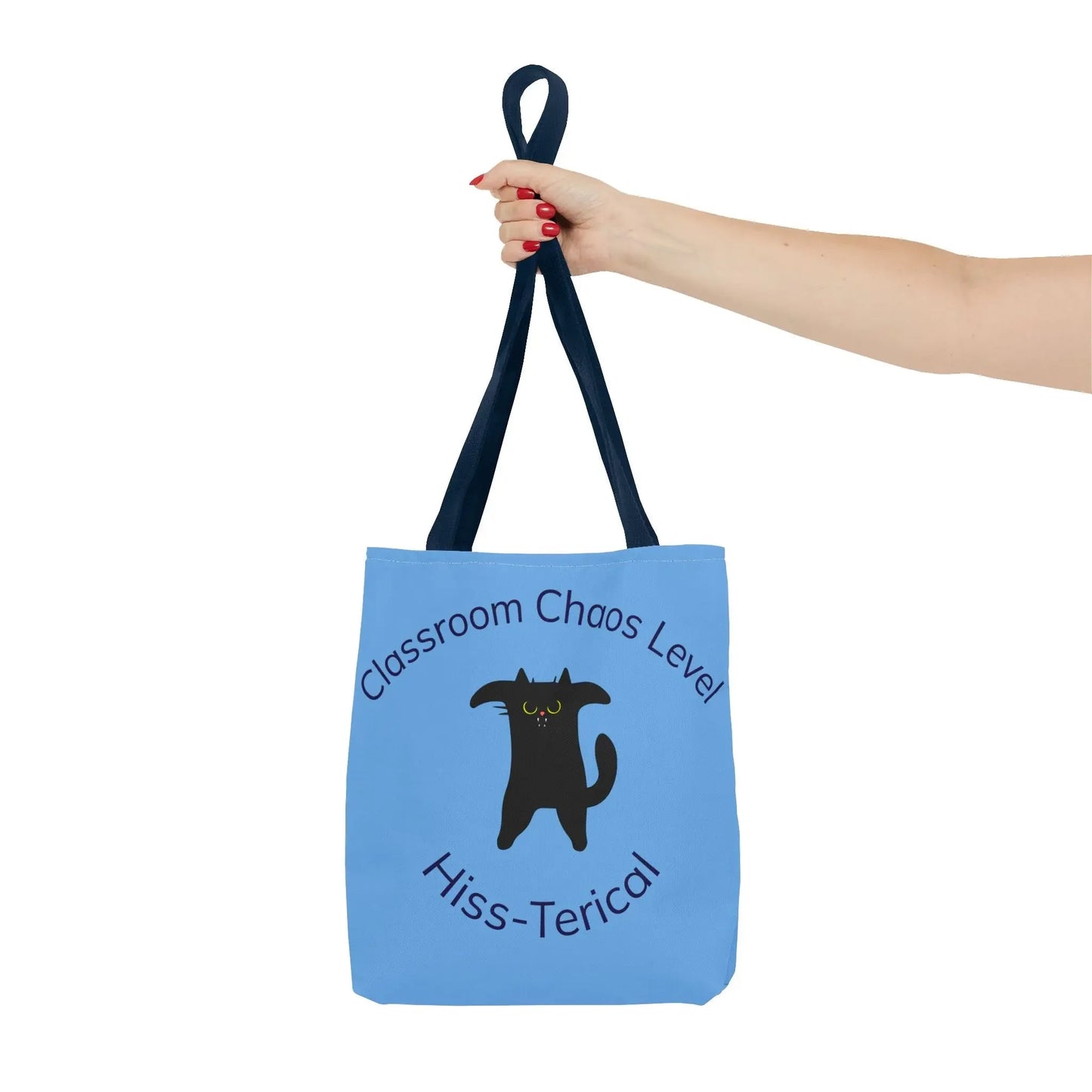 Tote Bag - Classroom Chaos Level Hiss-terical Tote for Teachers - FloofChonk