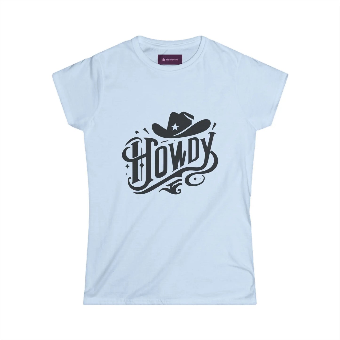 Howdy Graphic Women's Softstyle Tee, Cowgirl Shirt, Cute Western Style Shirt, Gift for Her, Soft Cotton Tee Printify