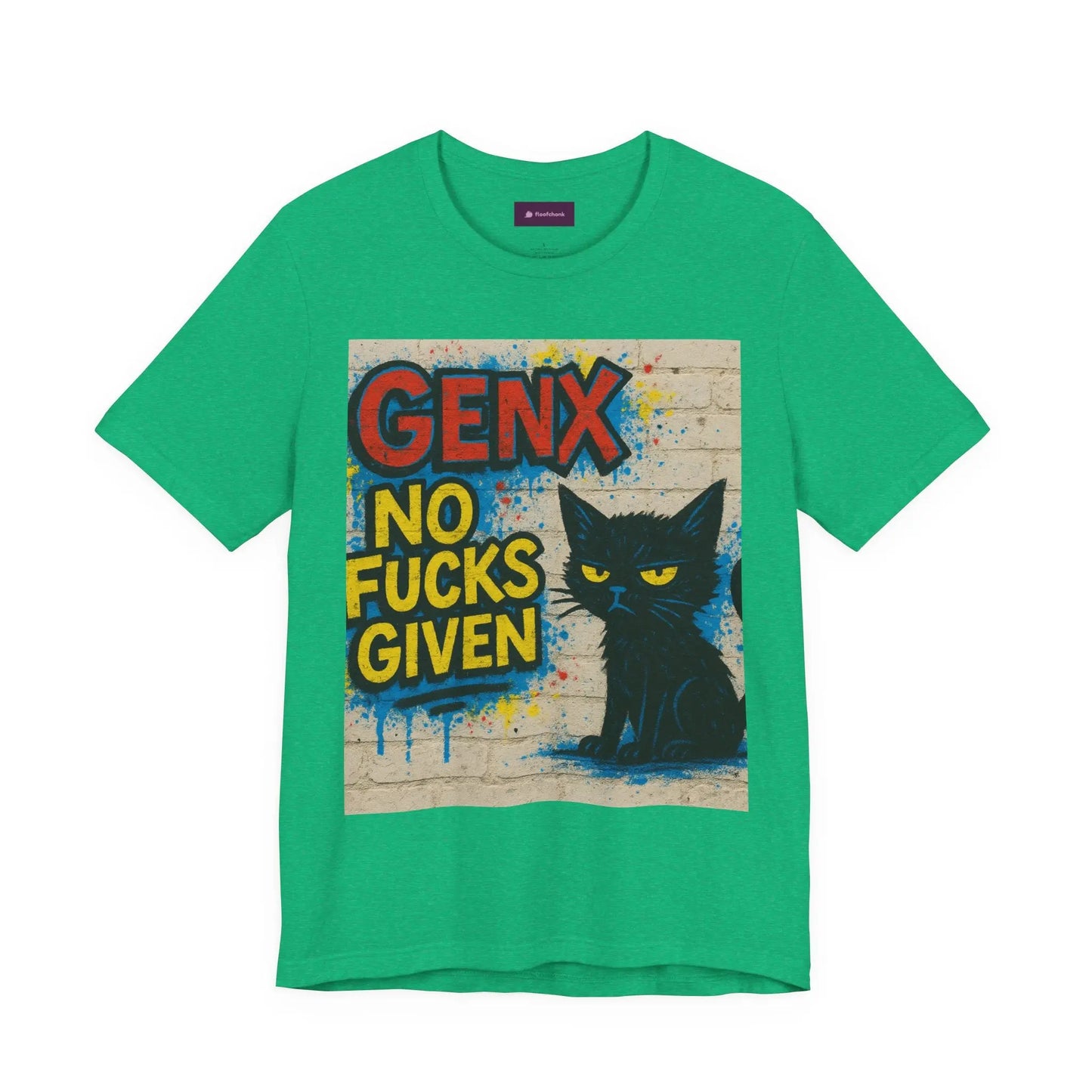 Graphic Cat Tee - Unisex Jersey Short Sleeve T-Shirt for Cat Lovers Printify