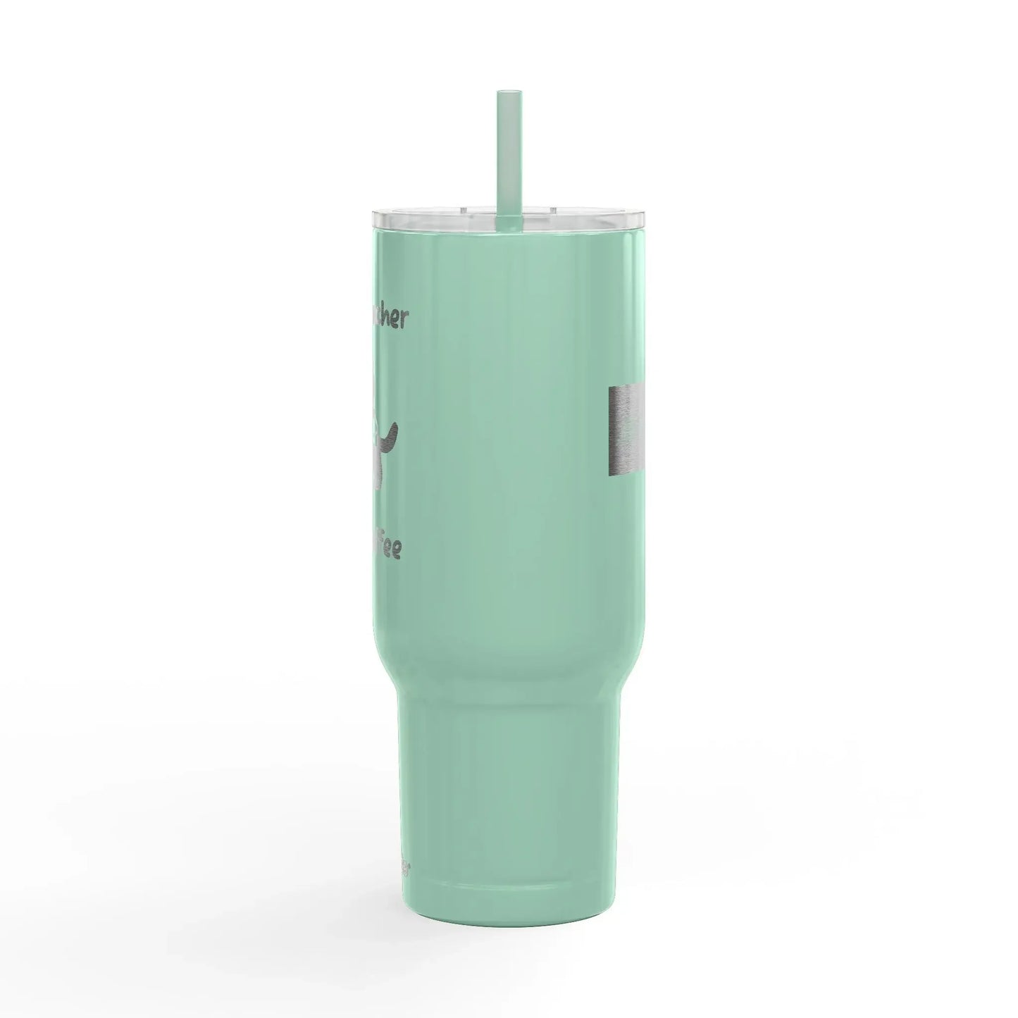 Half Teacher Half Coffee Insulated Tumbler - FloofChonk