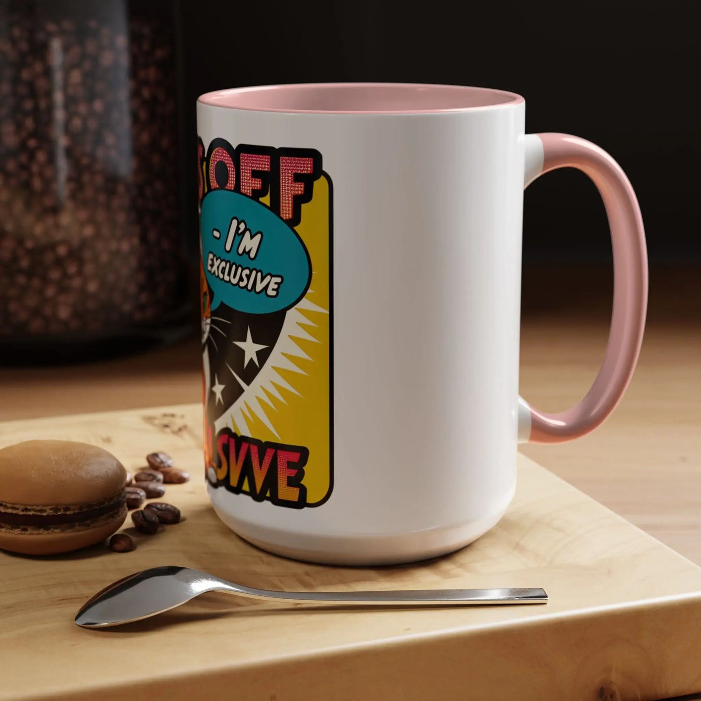 Exclusive Cat Coffee Mug - Paws Off Design, Funny Cat Mug, Gift for Cat Lovers, Coffee or Tea Cup, Birthday or Holiday Gift Printify