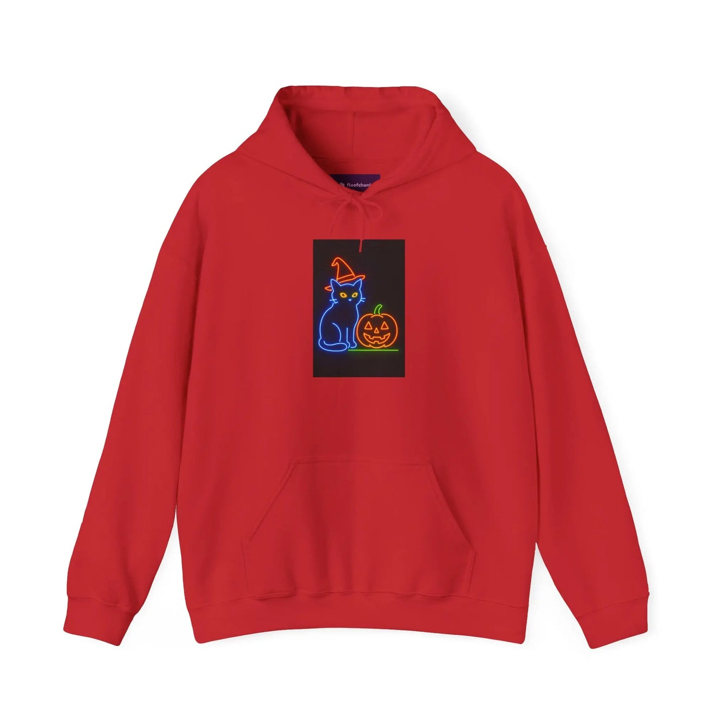 Halloween Cat Hoodie, Cozy Fall Apparel, Spooky Season Outfit, Gift for Cat Lovers, Unisex Sweatshirt, Halloween Sweatshirt, Cat Lover Gift,