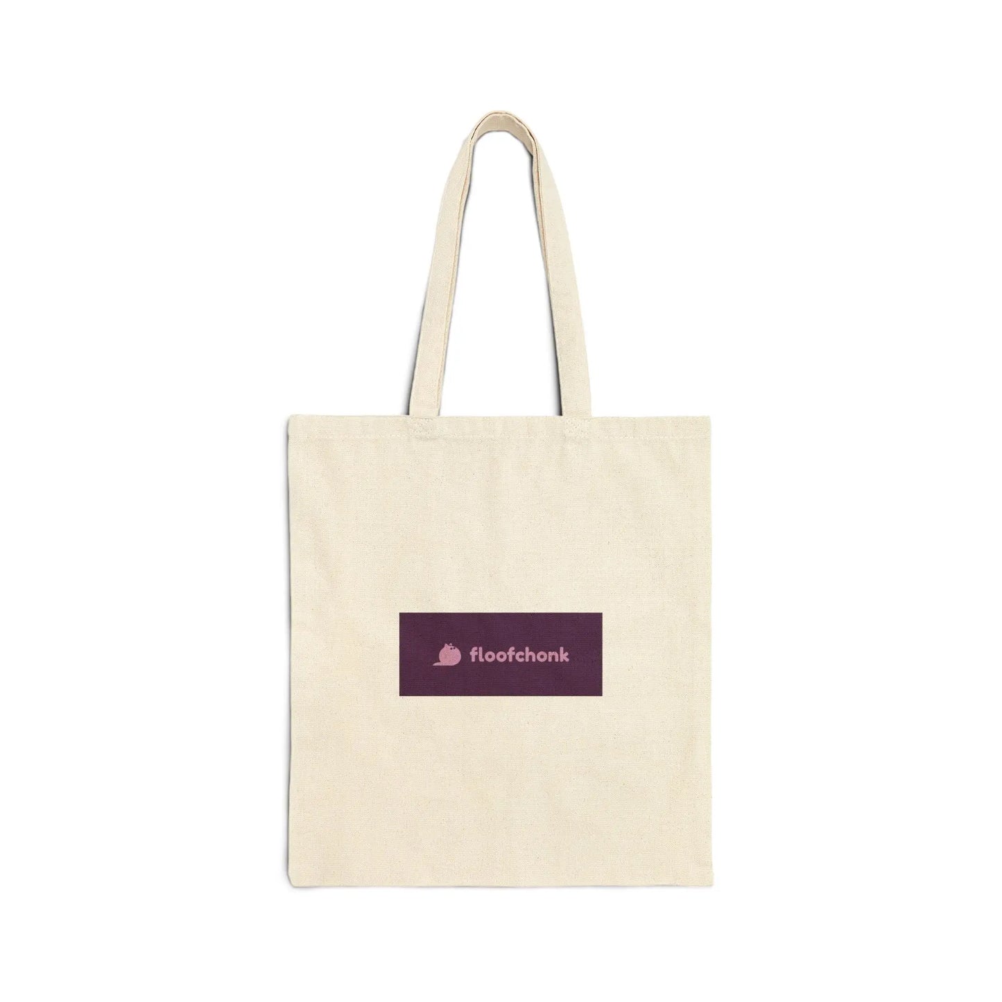 Canvas Tote Bag - Cute Cat Pet Lover Eco-Friendly Shopping Floofchonk Design Printify