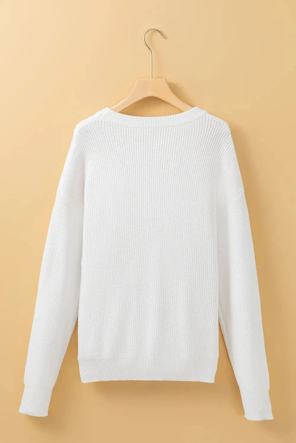 HELLO PUMPKIN Round Neck Long Sleeve Sweater - FloofChonk