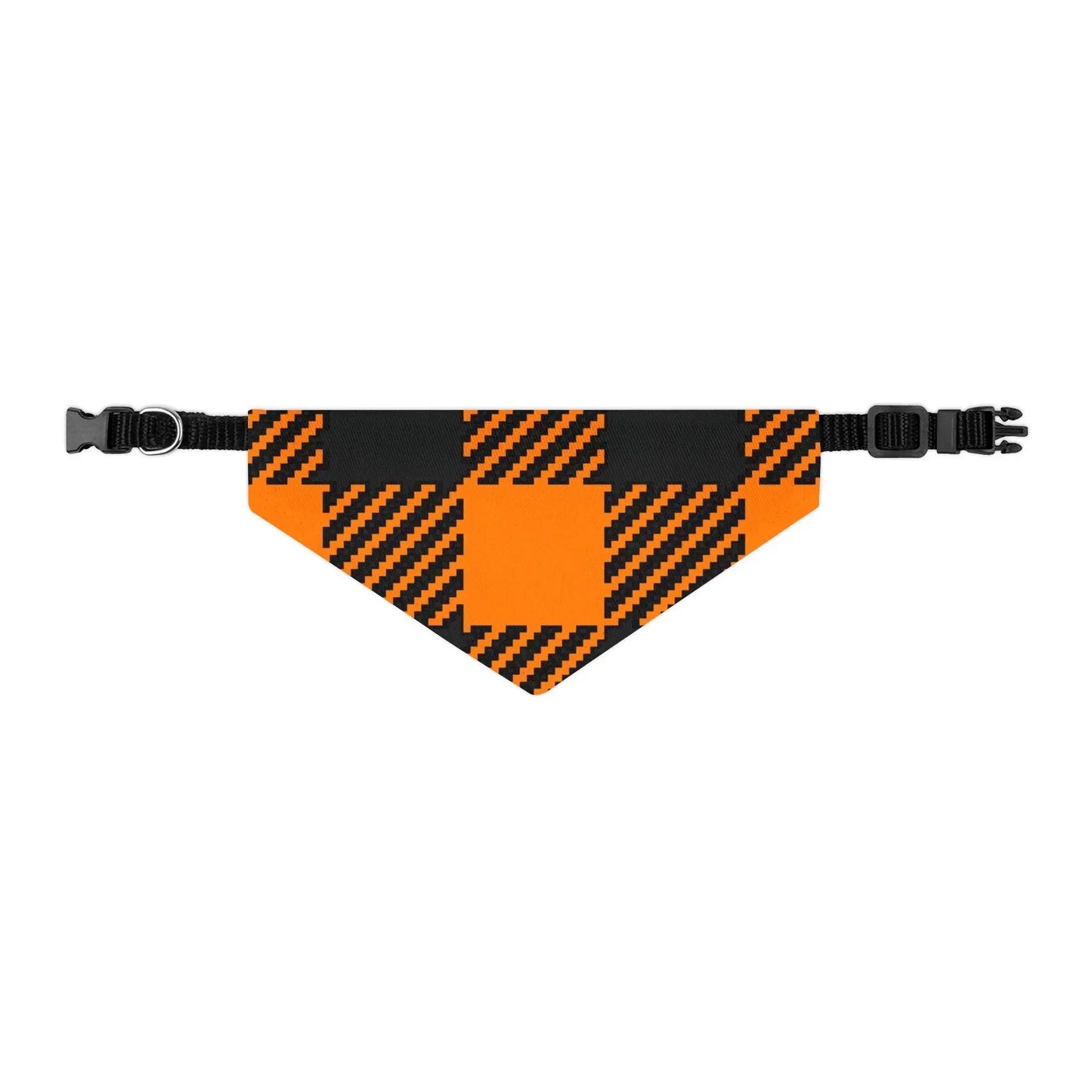 Pet Bandana Collar - Halloween Plaid Style - FloofChonk