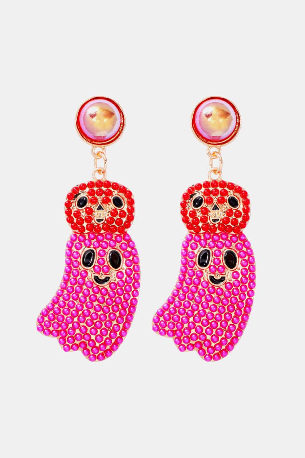 Halloween Ghost Shape Dangle Earrings - FloofChonk