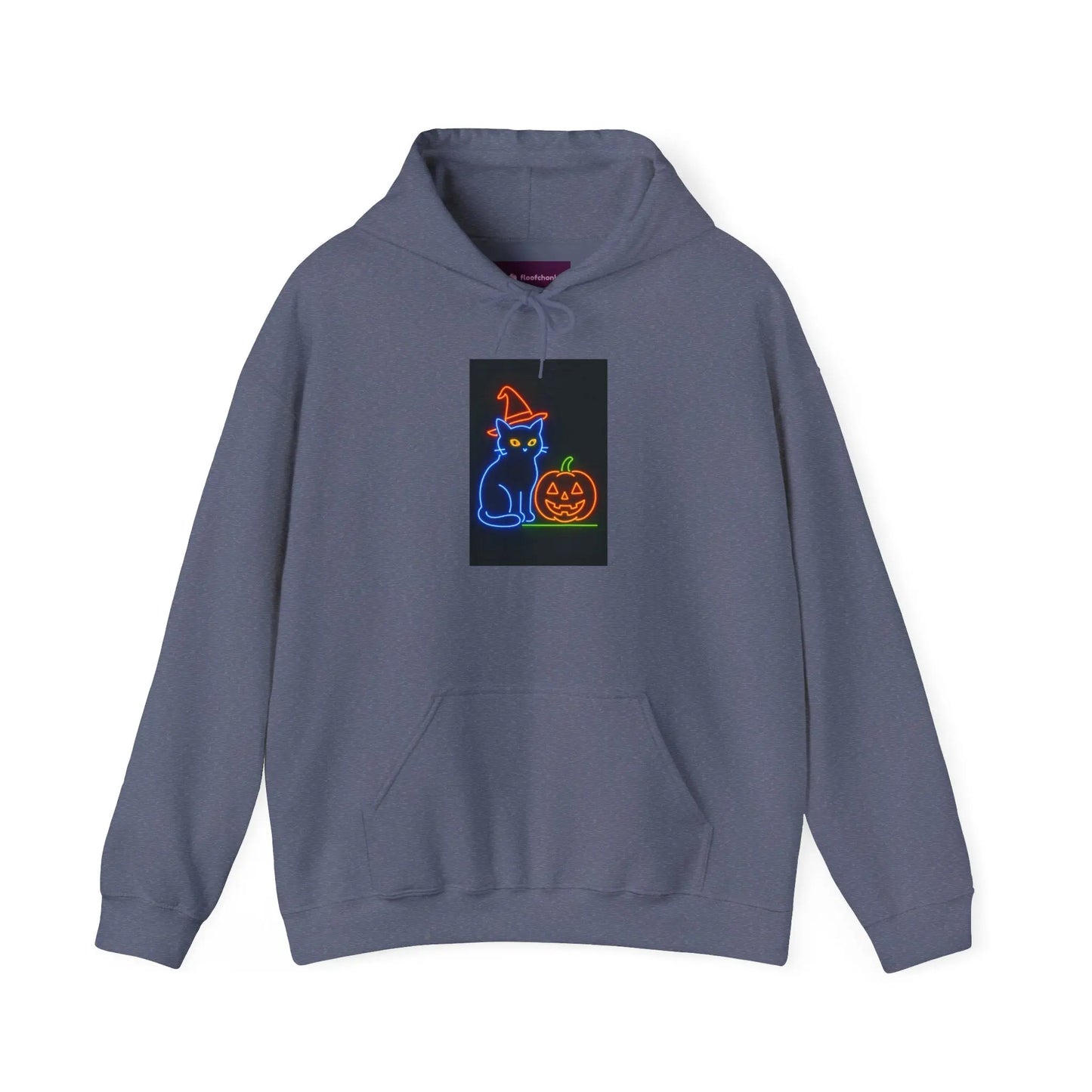 Halloween Cat Hoodie, Cozy Fall Apparel, Spooky Season Outfit, Gift for Cat Lovers, Unisex Sweatshirt, Halloween Sweatshirt, Cat Lover Gift,