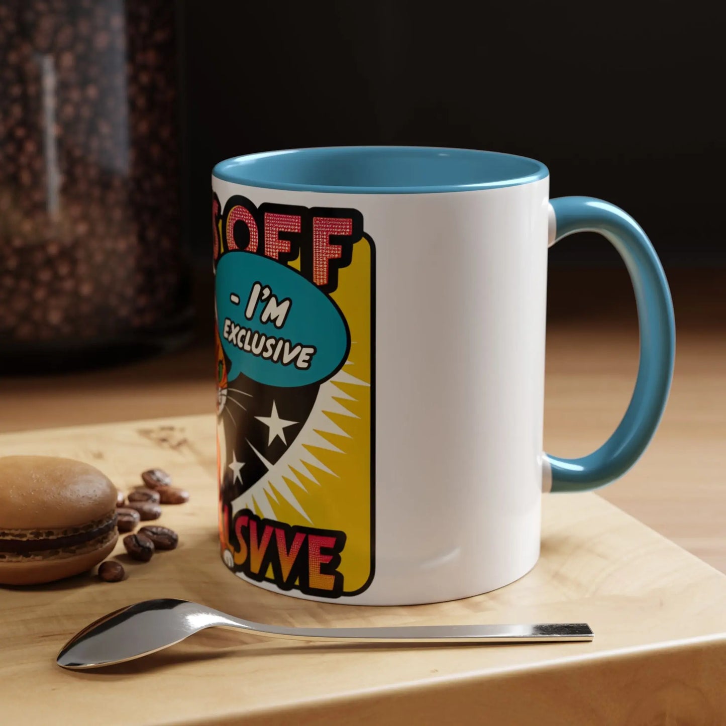 Exclusive Cat Coffee Mug - Paws Off Design, Funny Cat Mug, Gift for Cat Lovers, Coffee or Tea Cup, Birthday or Holiday Gift Printify