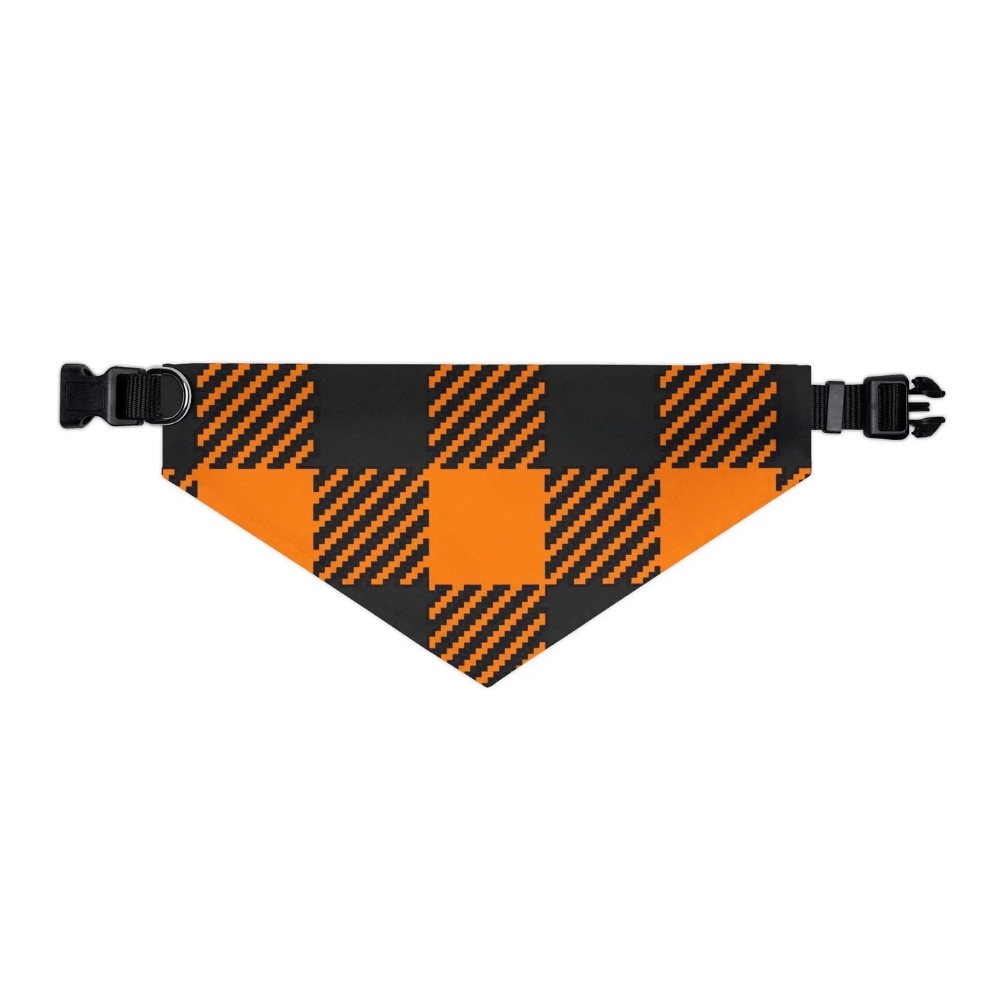 Pet Bandana Collar - Halloween Plaid Style - FloofChonk