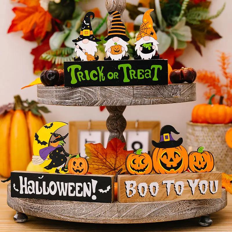 Assorted 2-Piece Halloween Element Ornaments - FloofChonk
