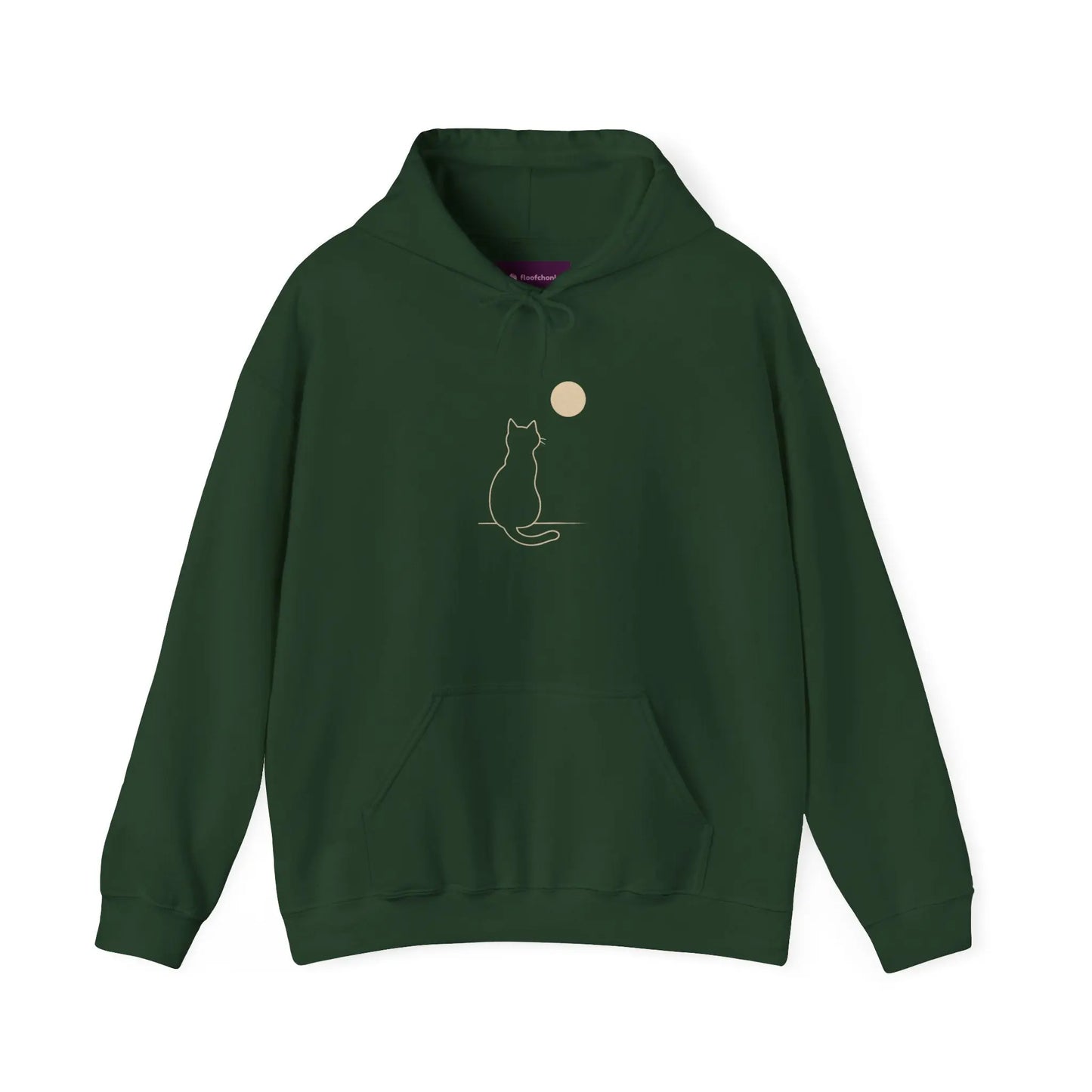 Cozy Cat Lover Hoodie - Unisex Heavy Blend Sweatshirt with Cat Design, Perfect Gift for Pet Owners, Cat Enthusiasts, Casual Wear Printify