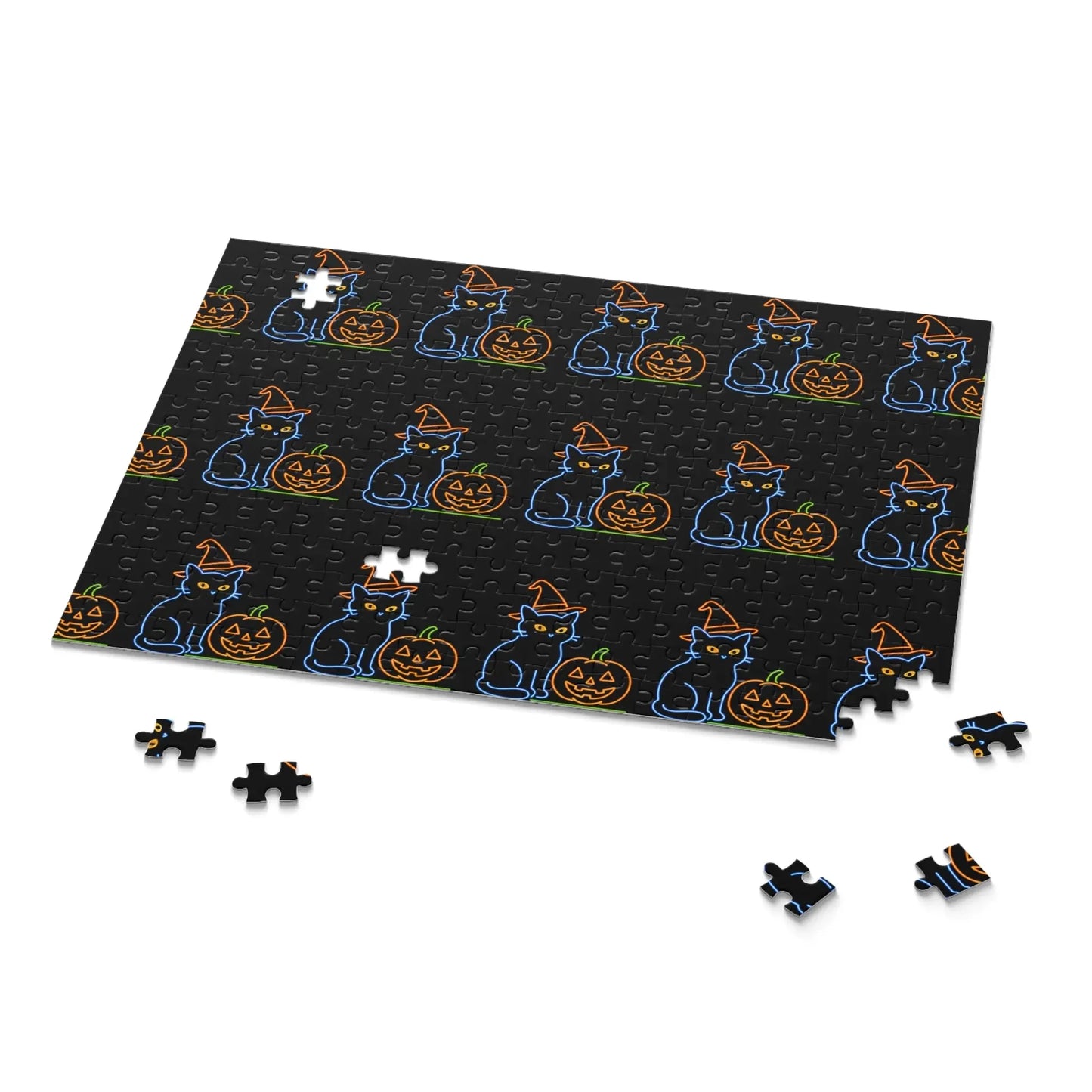 Halloween Cat Puzzle - 500-Piece - FloofChonk