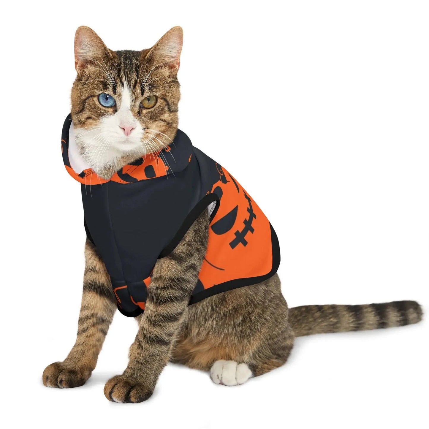 Halloween Pumpkin Pet Hoodie - FloofChonk