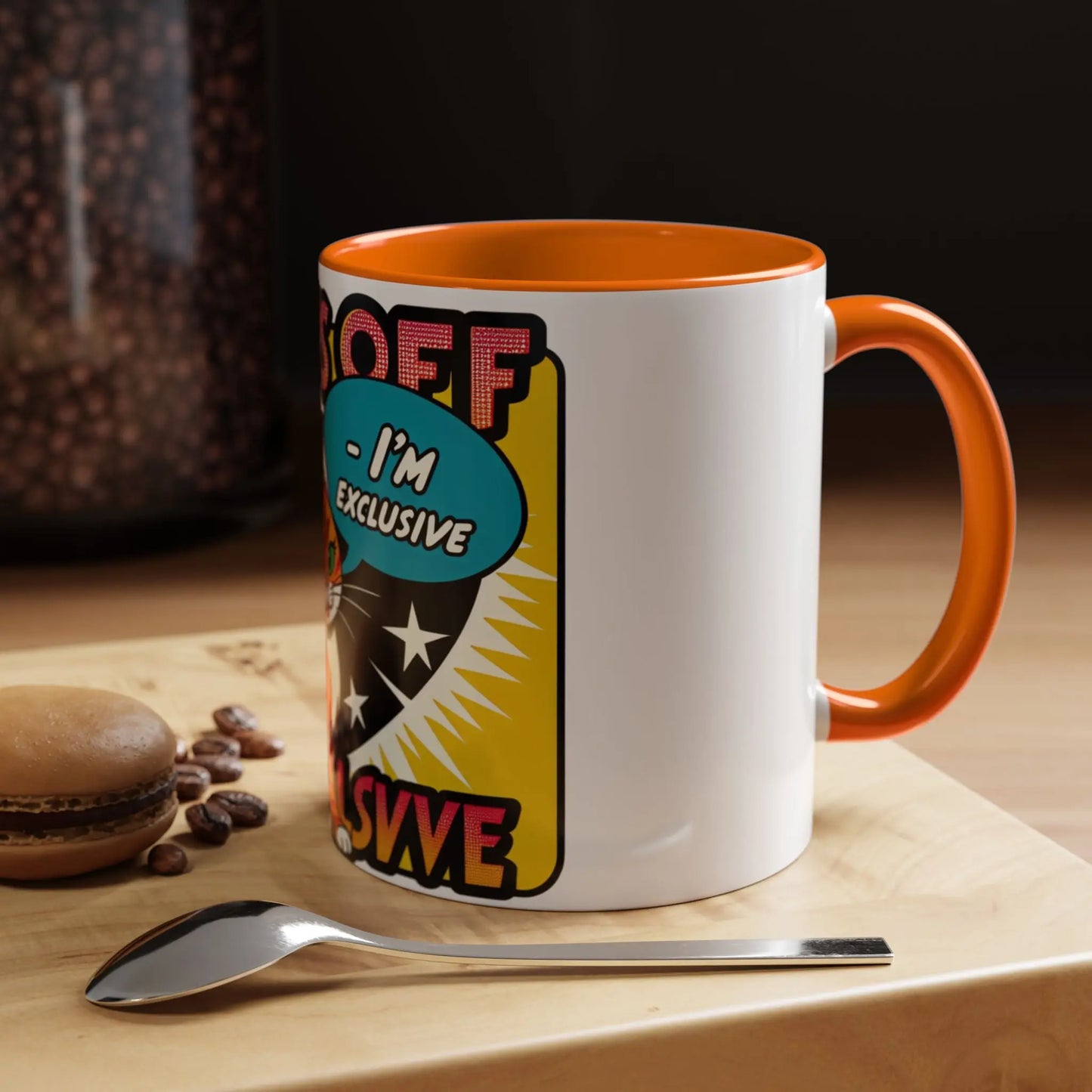 Exclusive Cat Coffee Mug - Paws Off Design, Funny Cat Mug, Gift for Cat Lovers, Coffee or Tea Cup, Birthday or Holiday Gift Printify
