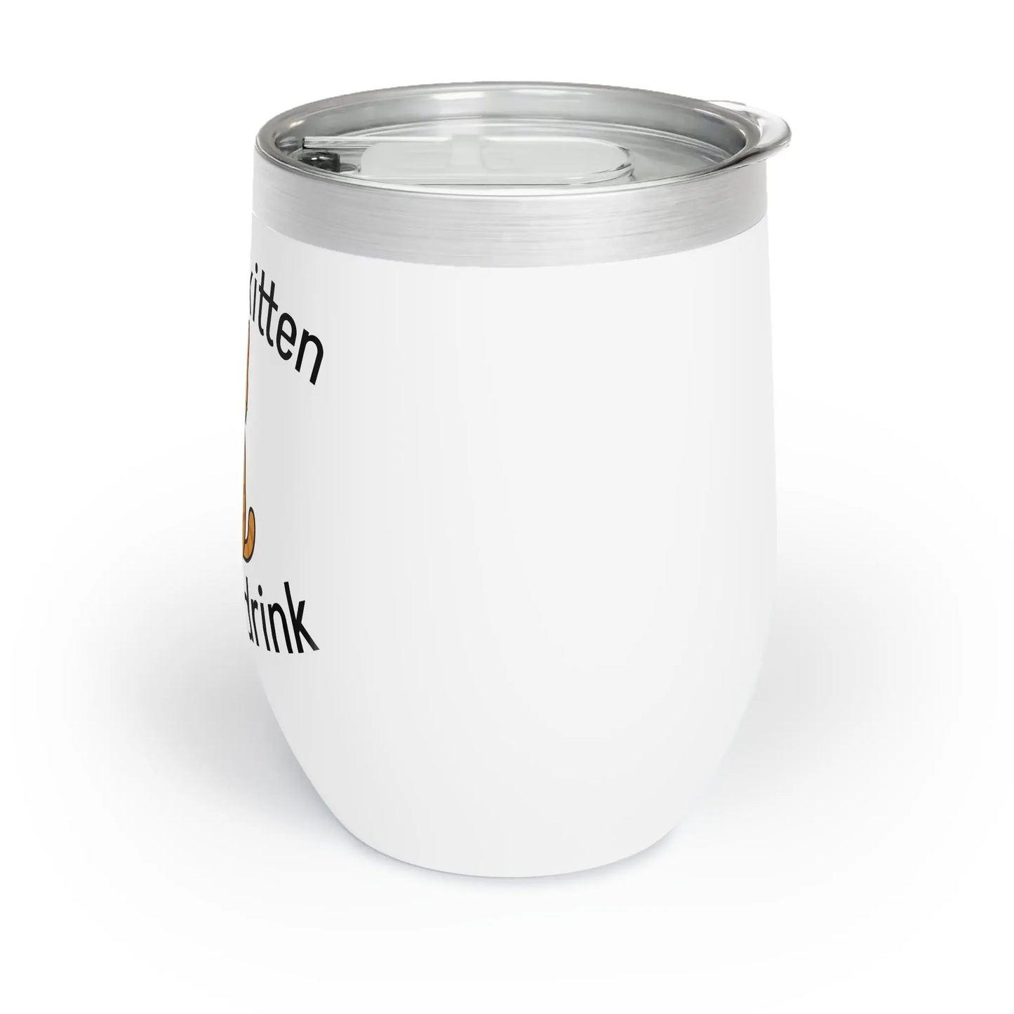 Wine Tumbler - Cat Lover's Quirky Gift for Pet Owners, Parties and Relaxing Evenings Printify