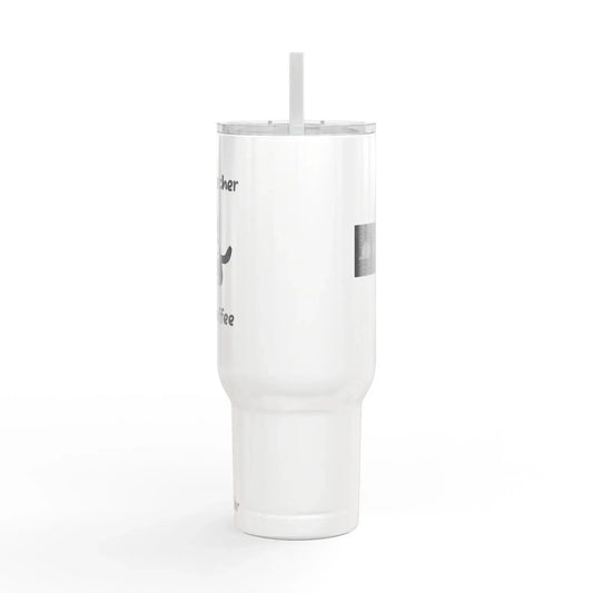 Half Teacher Half Coffee Insulated Tumbler - FloofChonk