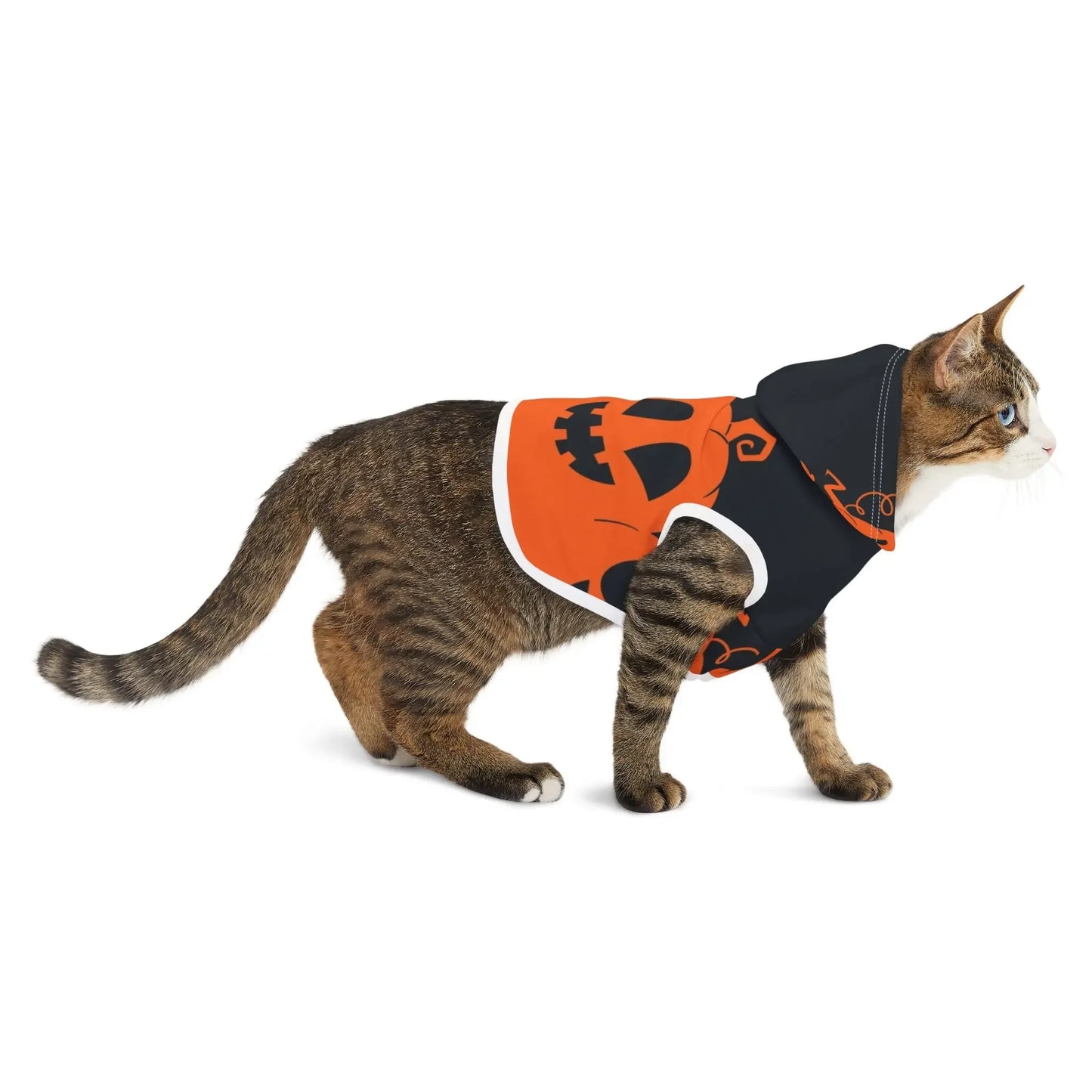 Halloween Pumpkin Pet Hoodie - FloofChonk