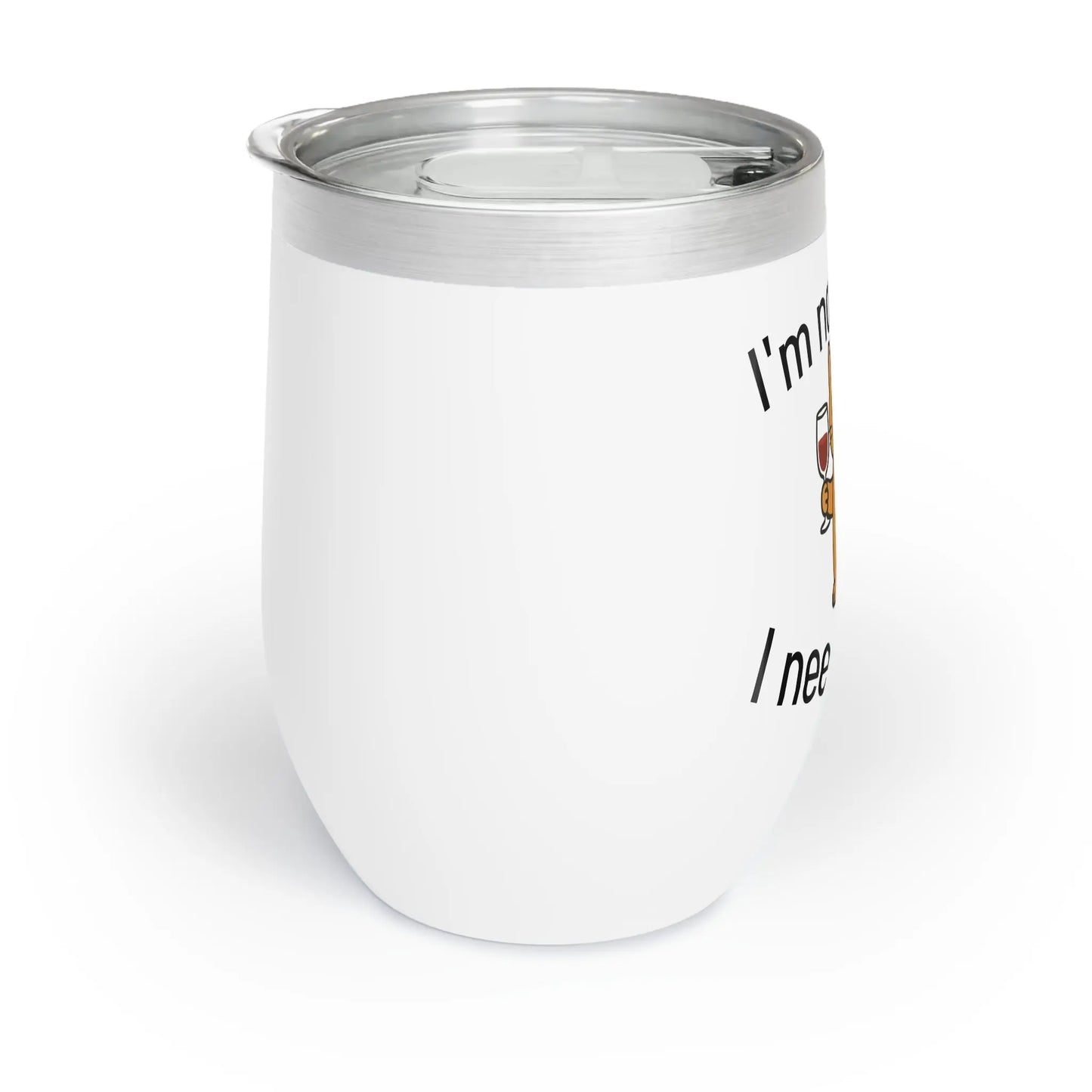 Wine Tumbler - Cat Lover's Quirky Gift for Pet Owners, Parties and Relaxing Evenings Printify