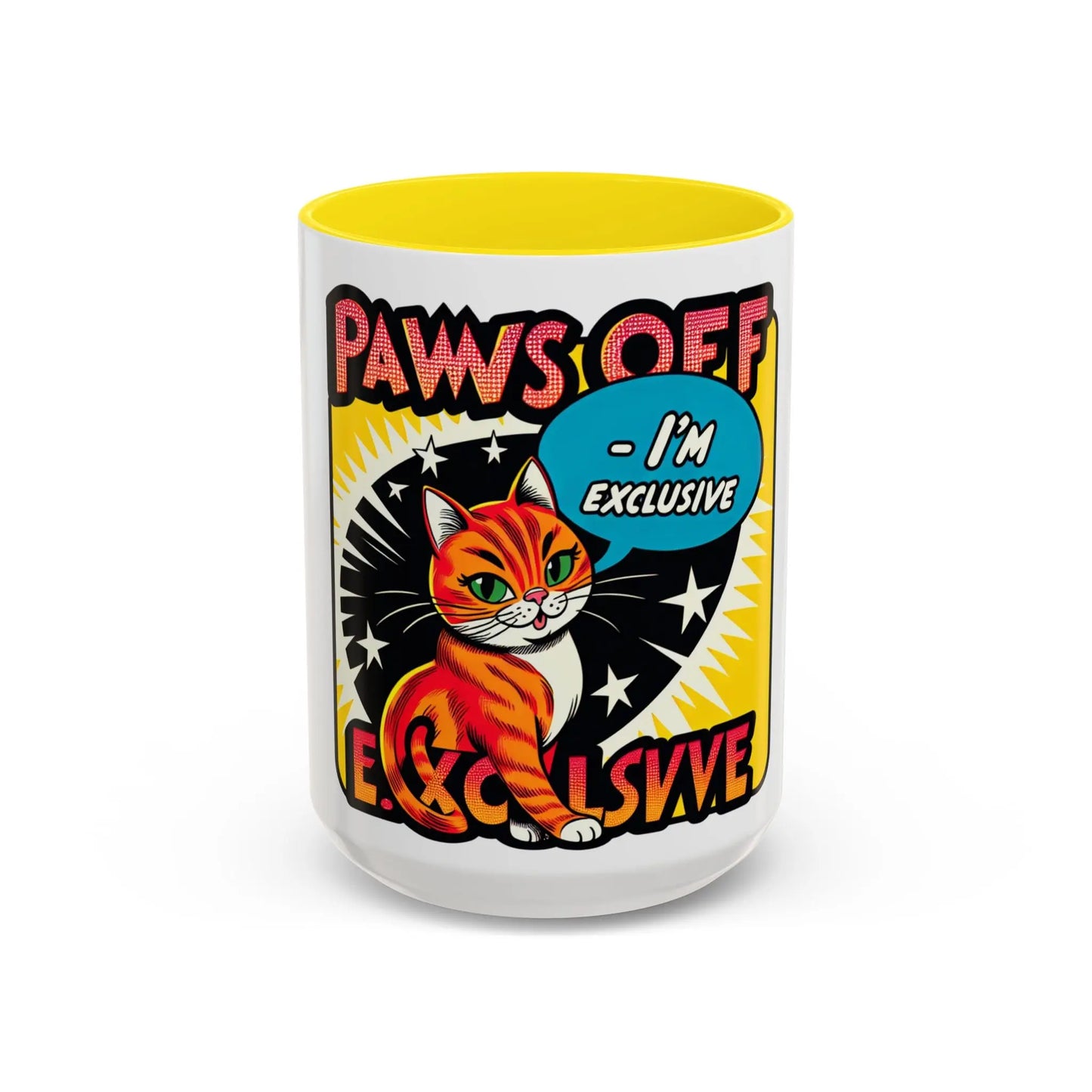 Exclusive Cat Coffee Mug - Paws Off Design, Funny Cat Mug, Gift for Cat Lovers, Coffee or Tea Cup, Birthday or Holiday Gift Printify