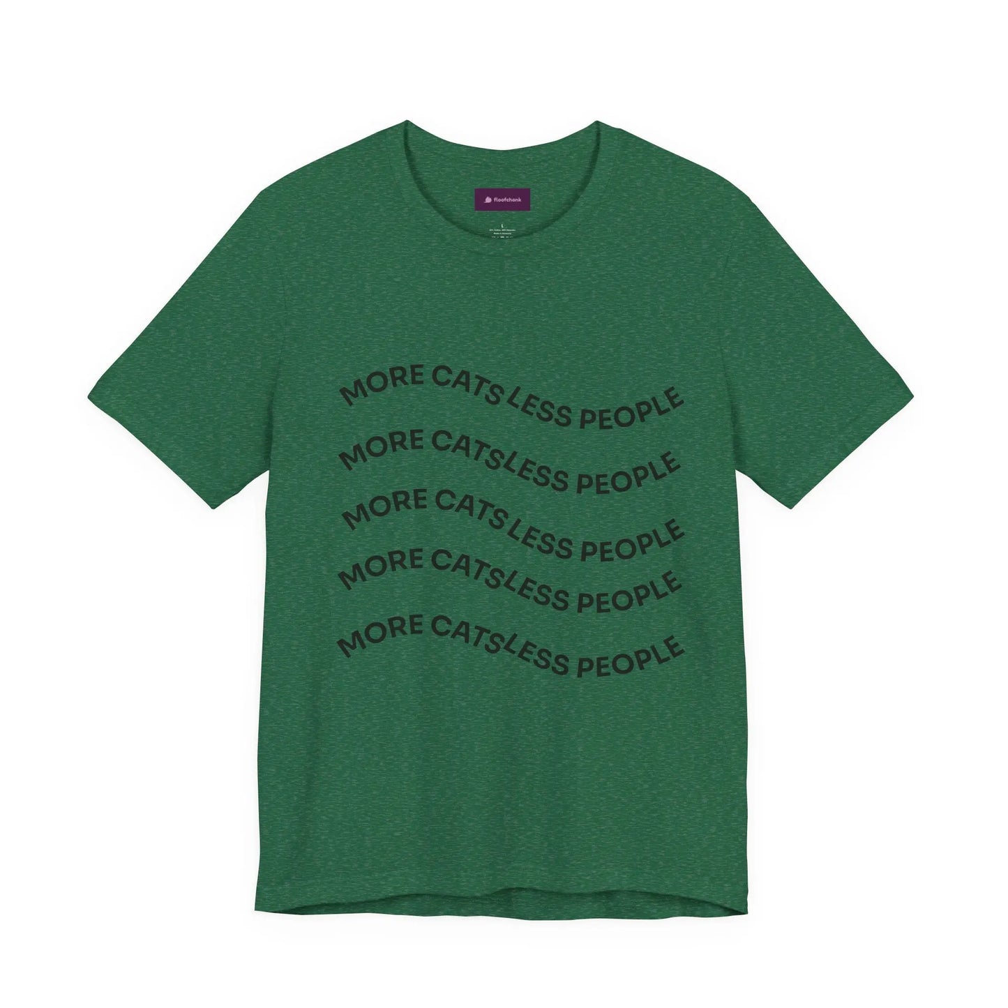 More Cats Less People Cats Graphic Tee - Unisex Jersey Shirt Printify