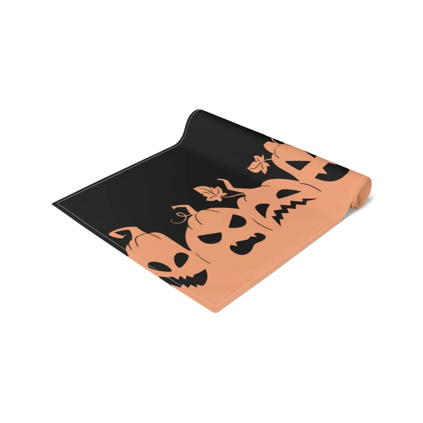 Halloween Table Runner with Pumpkins, Spooky Home Decor, Autumn Dining, Halloween Party, Halloween Table Decor, Seasonal Table Runner - FloofChonk