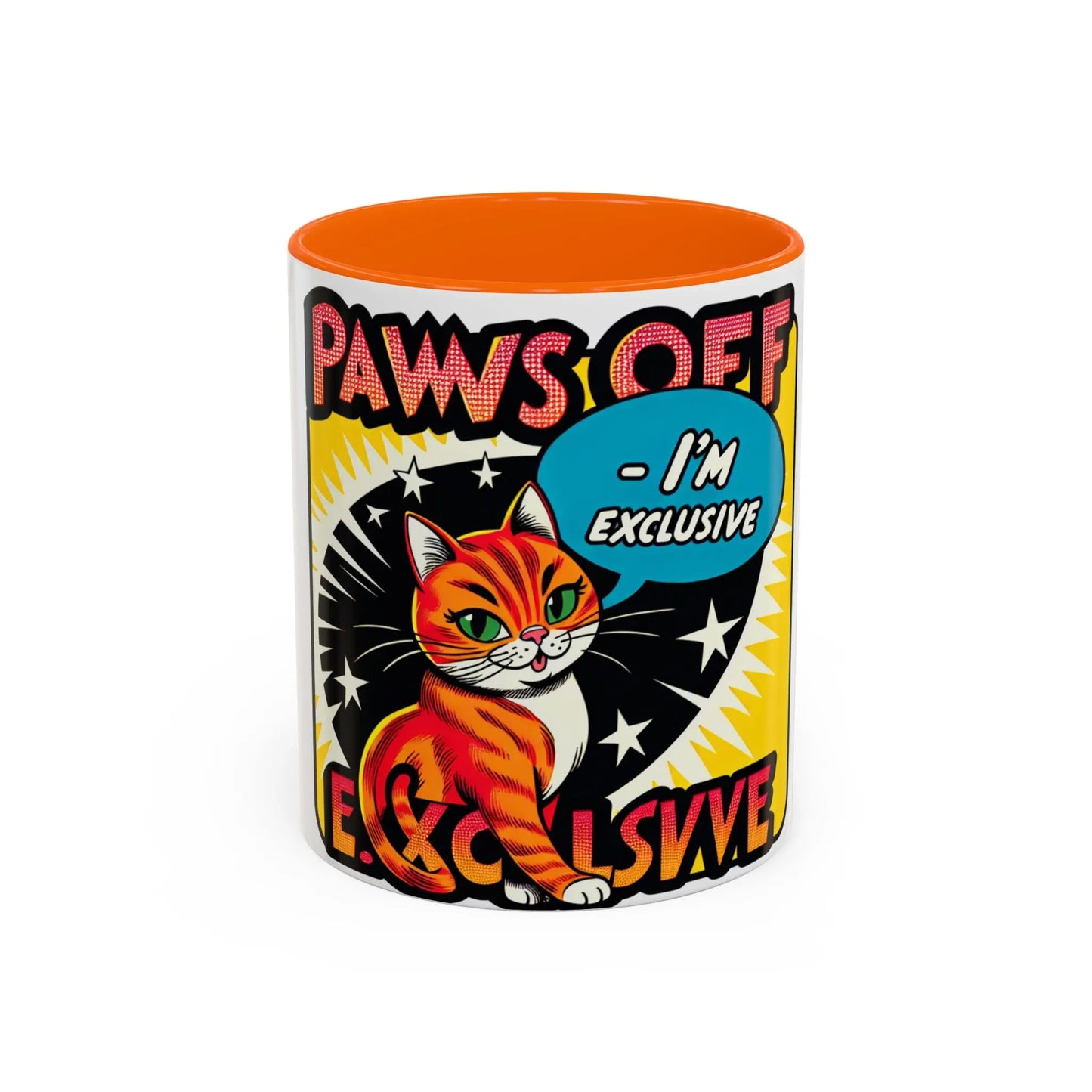 Exclusive Cat Coffee Mug - Paws Off Design, Funny Cat Mug, Gift for Cat Lovers, Coffee or Tea Cup, Birthday or Holiday Gift Printify